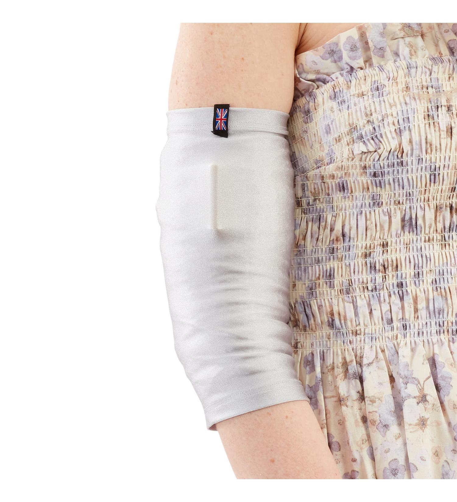 LimbO PICC Line Sleeve - Soft Breathable Lycra Cover for PICC Line & Midline | Unisex Size Large - Grey - Buy Online on GoSupps.com