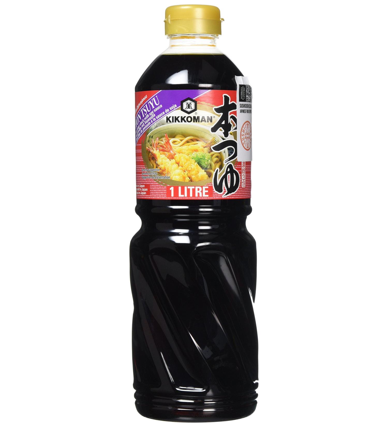 Kikkoman Hon Tsuyu 1000ml: Authentic Japanese Soy Sauce and Seasoning - Buy Online on GoSupps.com
