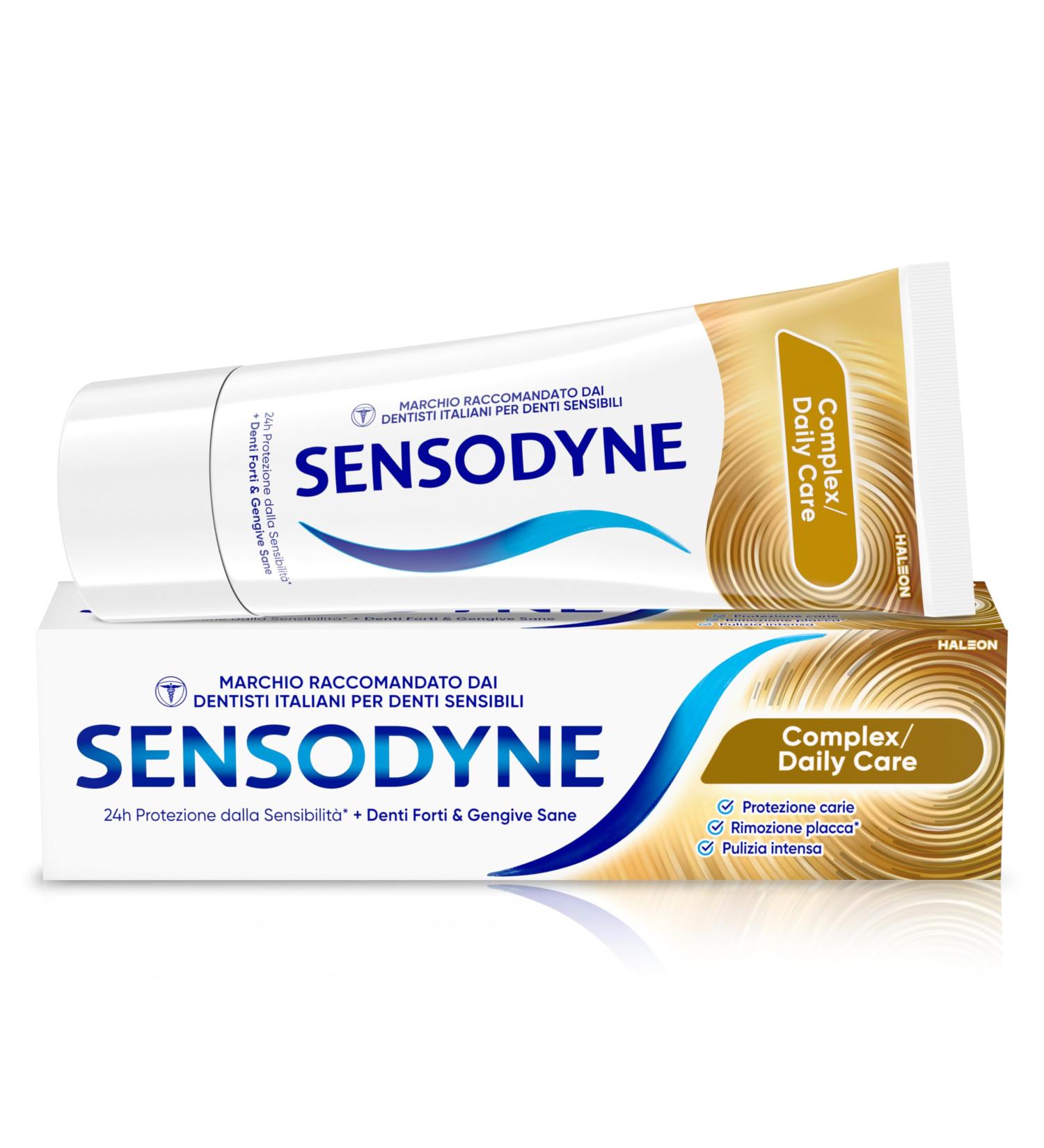  Sensodyne Sensodyne Complex Toothpaste Sensitive Teeth Helps control plaque formation for strong teeth and healthy gums daily use 75 ml - Buy Online on GoSupps.com