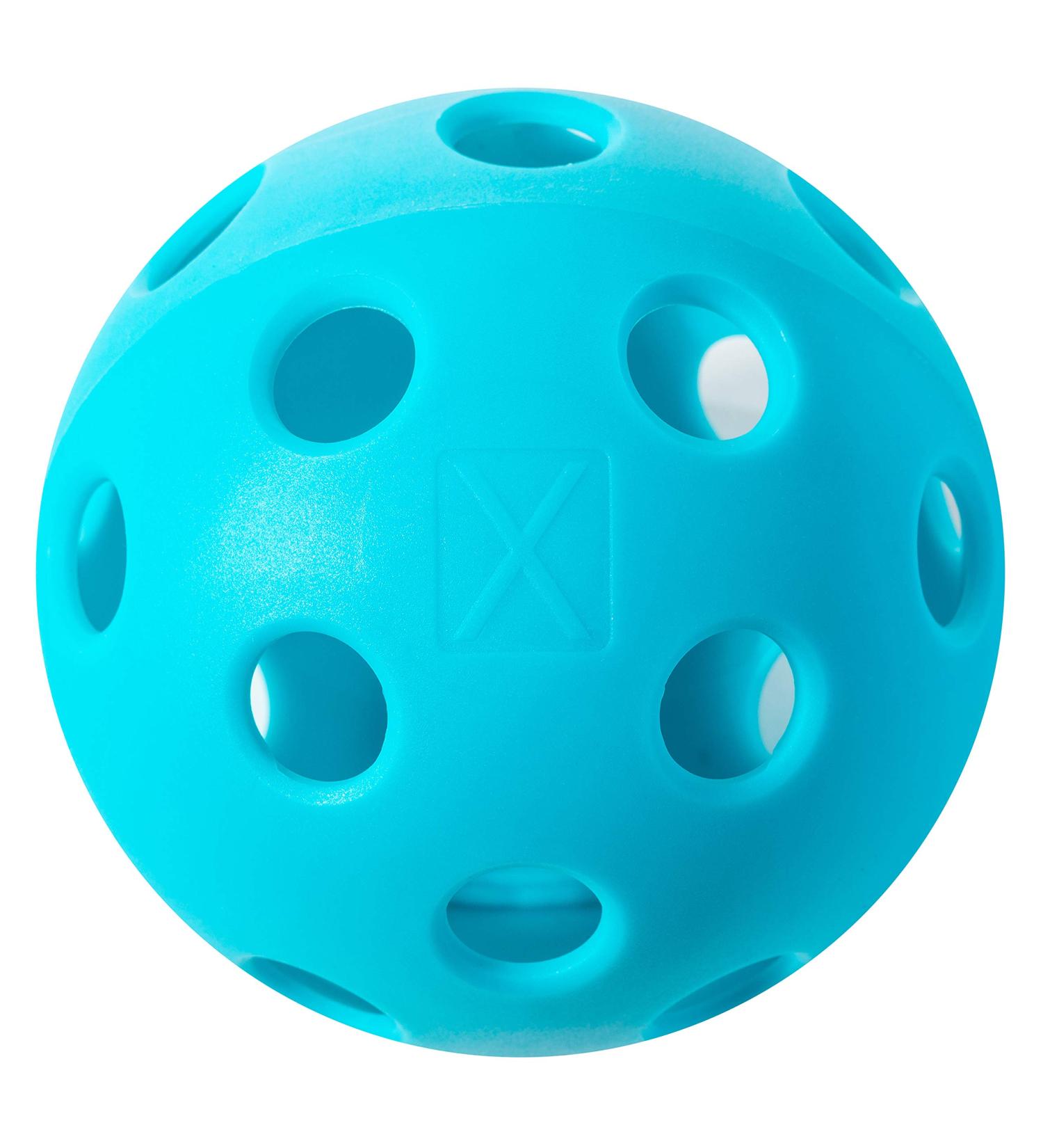 Franklin Sports X-26 Performance Indoor Pickleballs - USA Pickleball Approved Blue 3 Pack - Buy Online on GoSupps.com