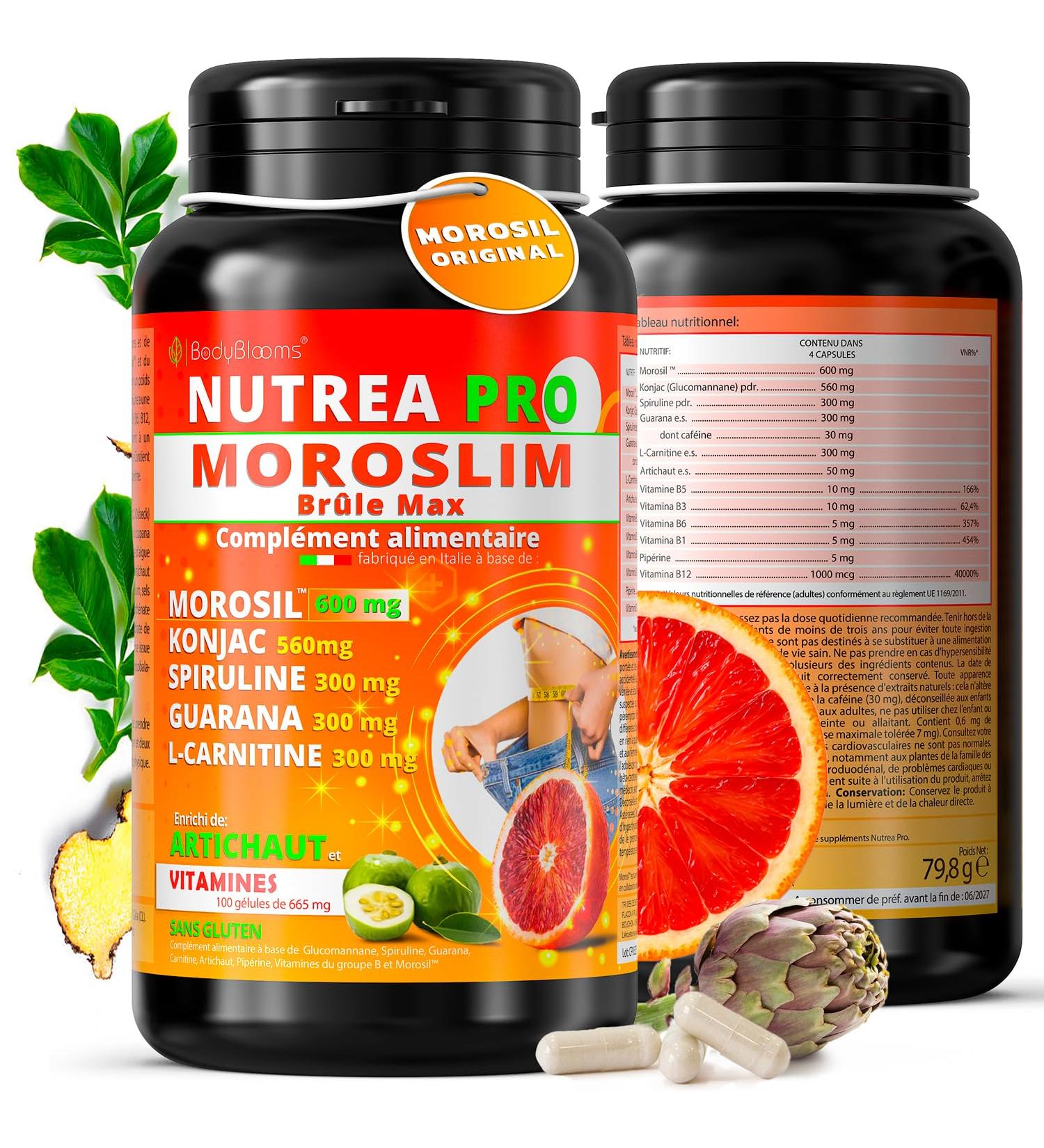MOROSIL 600mg | Bruleur de graisse puissant | Morosil perte de poids rapide et efficace | Brule graisse et coupe faim | 100 gelule minceur puissante | minceur perte de poids rapidement - Buy Online on GoSupps.com