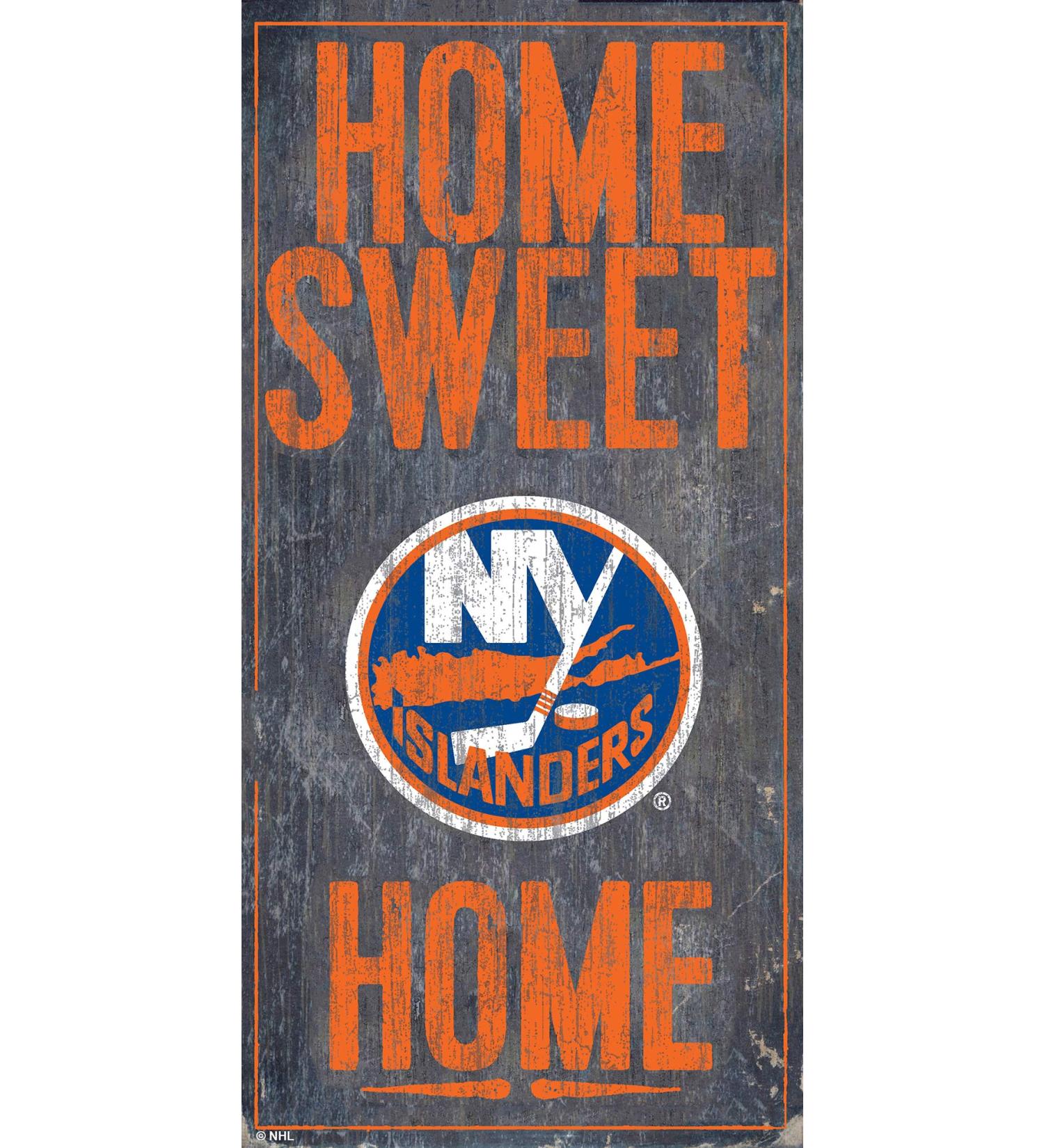 NHL New York Islanders Unisex New York Islanders Home Sweet Home, Team Color, 6 x 12