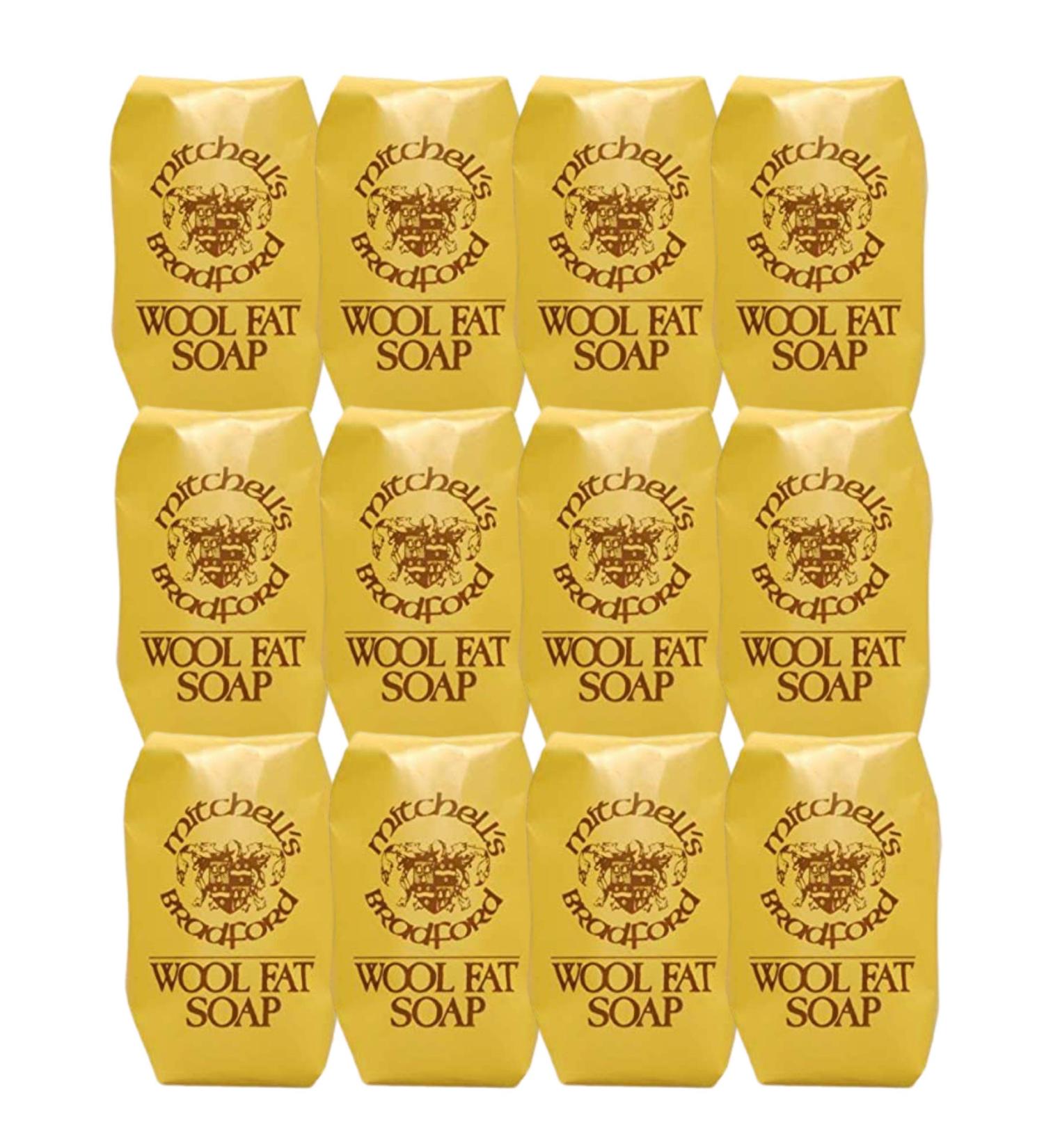 Mitchells Wool Fat Soap 12 Pack - Natural Moisturizing Soap Bar for Soft Skin - Buy Online on GoSupps.com