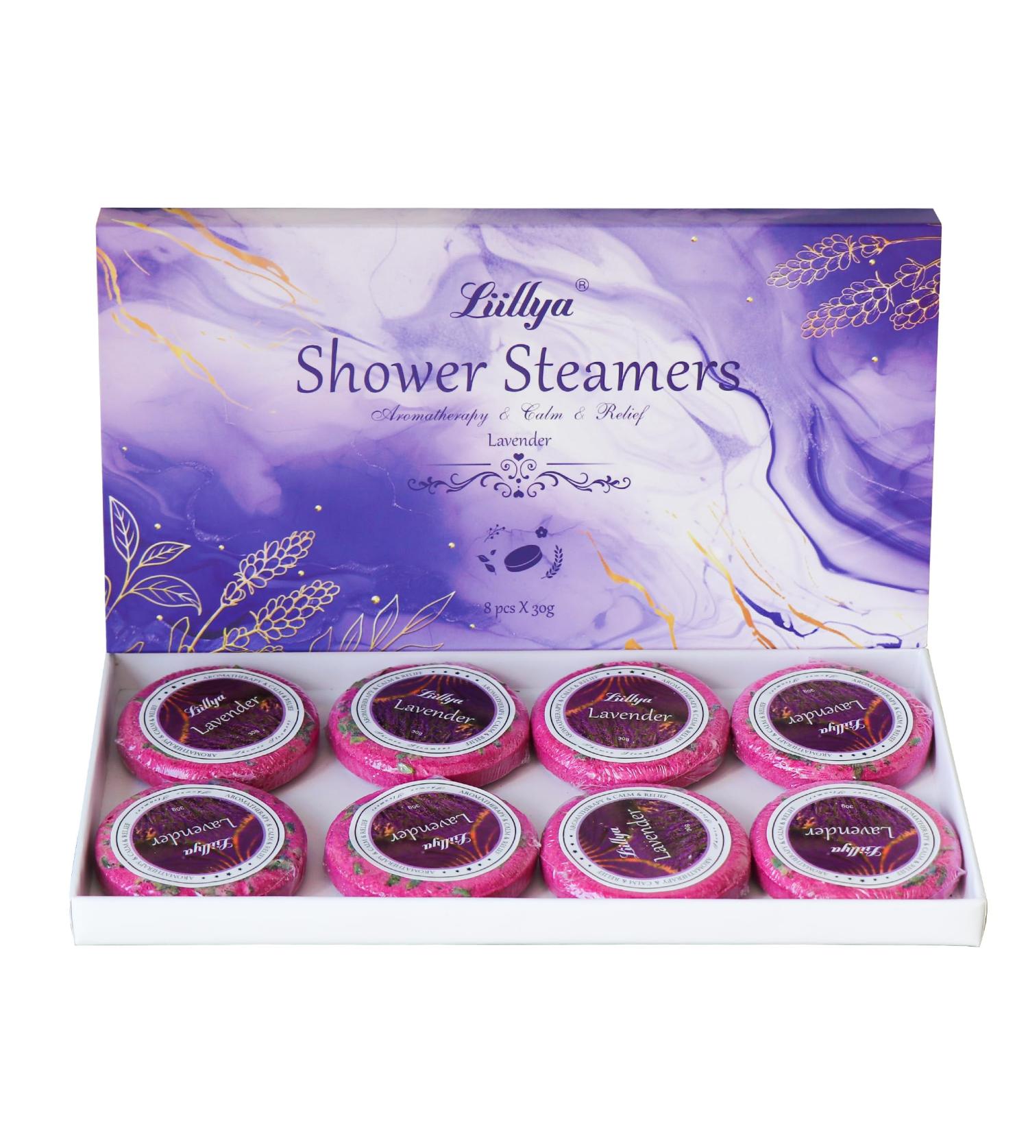 Bombe de Douche la Lavande Lot de 8 Vapeur de Douche d Aromath rapie aux Huiles Essentielles Naturelles Relaxation & Soulagement du Stress Cadeau Bien- tre Femme & Homme - Buy Online on GoSupps.com