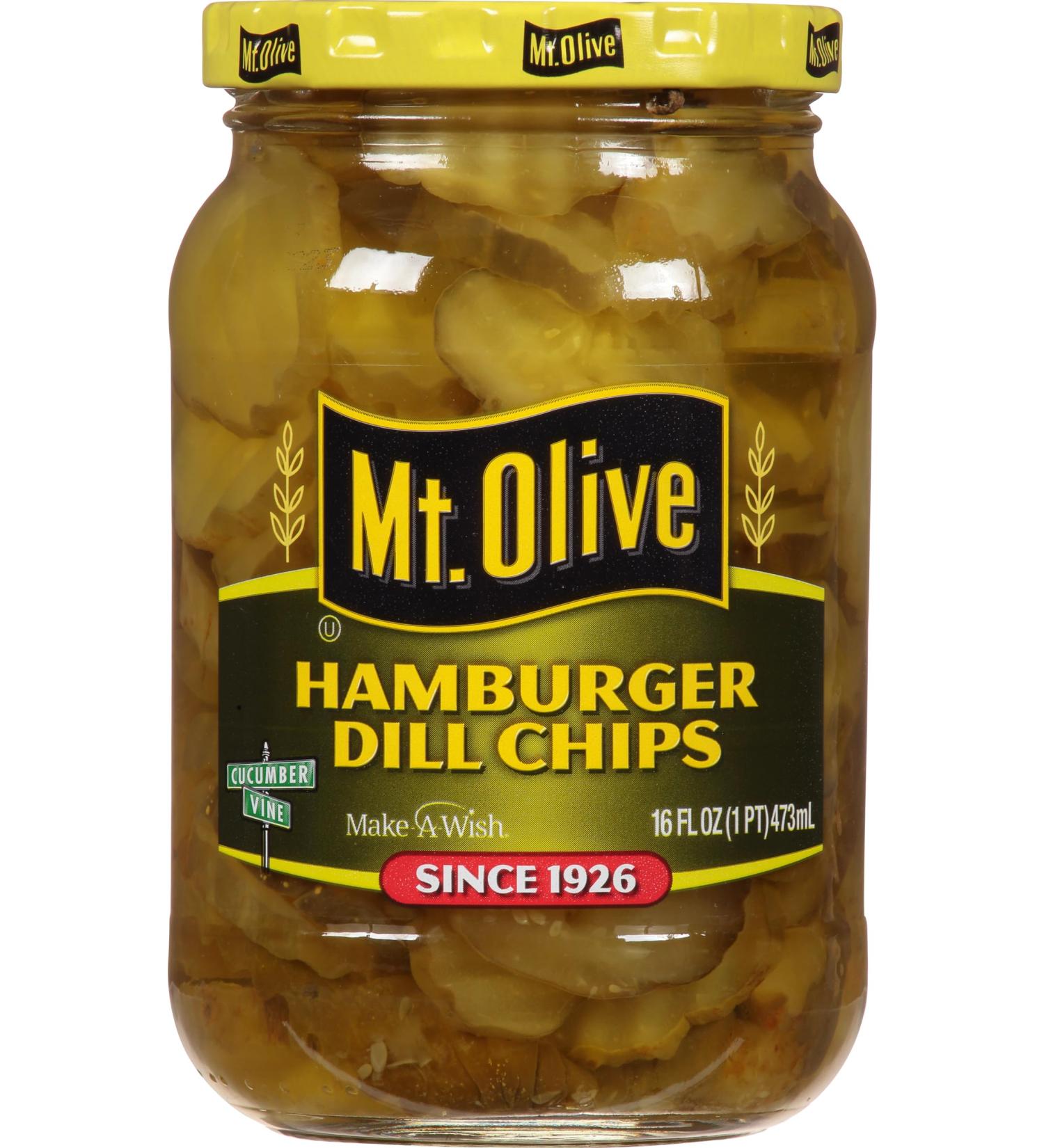 Mt.Olive Hamburger Dill Chips