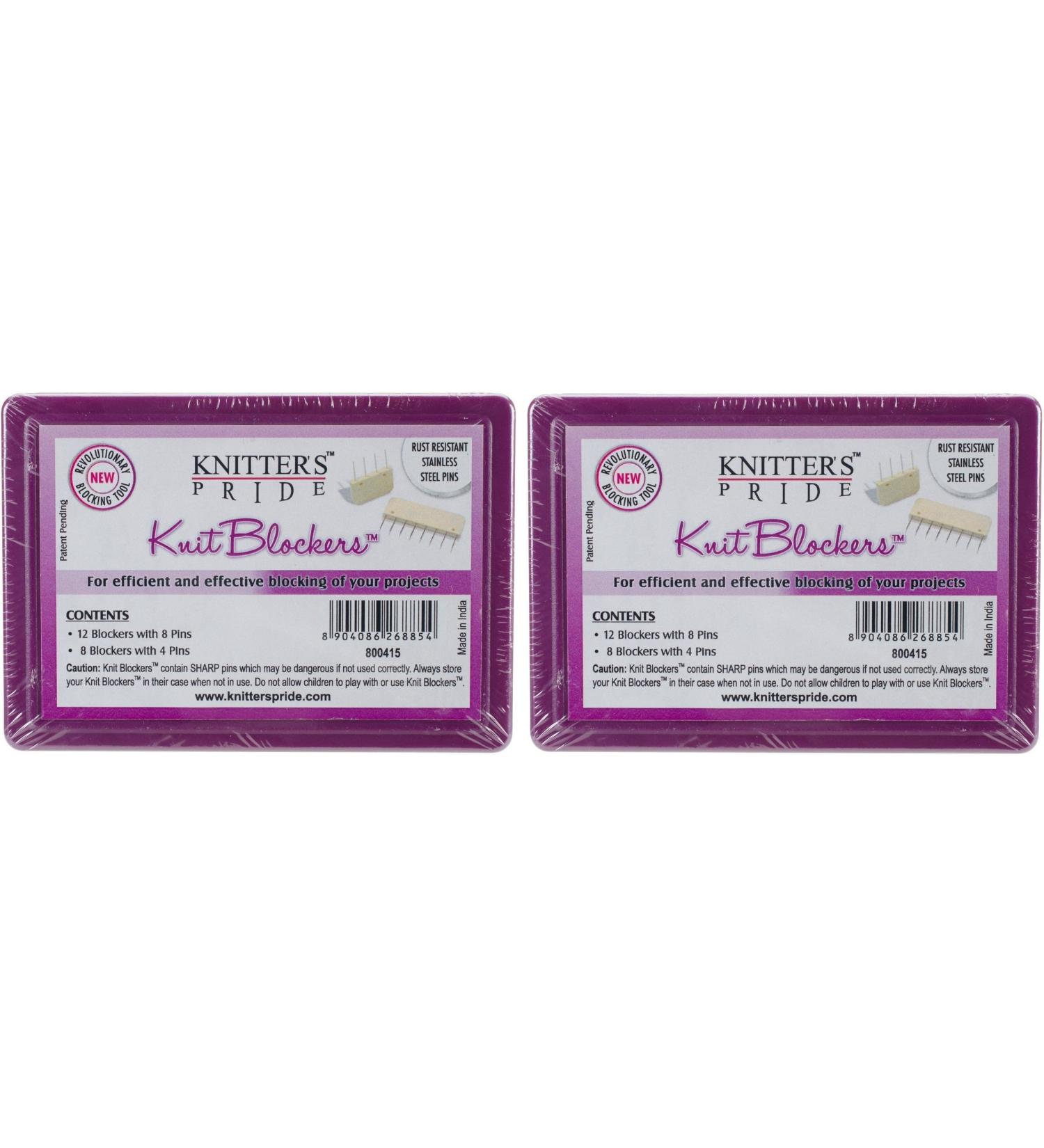 2-Pack - Knitter's Pride KP800415 Knit Blockers & Pin Kit