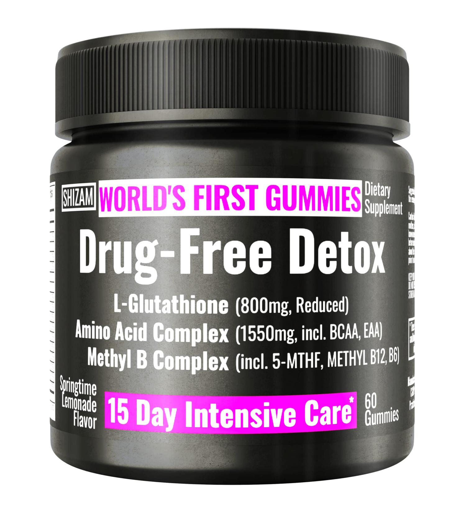 SHIZAM Glutathione Gummies | Liver Detox & Fatty Liver Support | Methylated B12 B Complex | Liposomal Supplement | 500mg & 1000mg - Buy Online on GoSupps.com