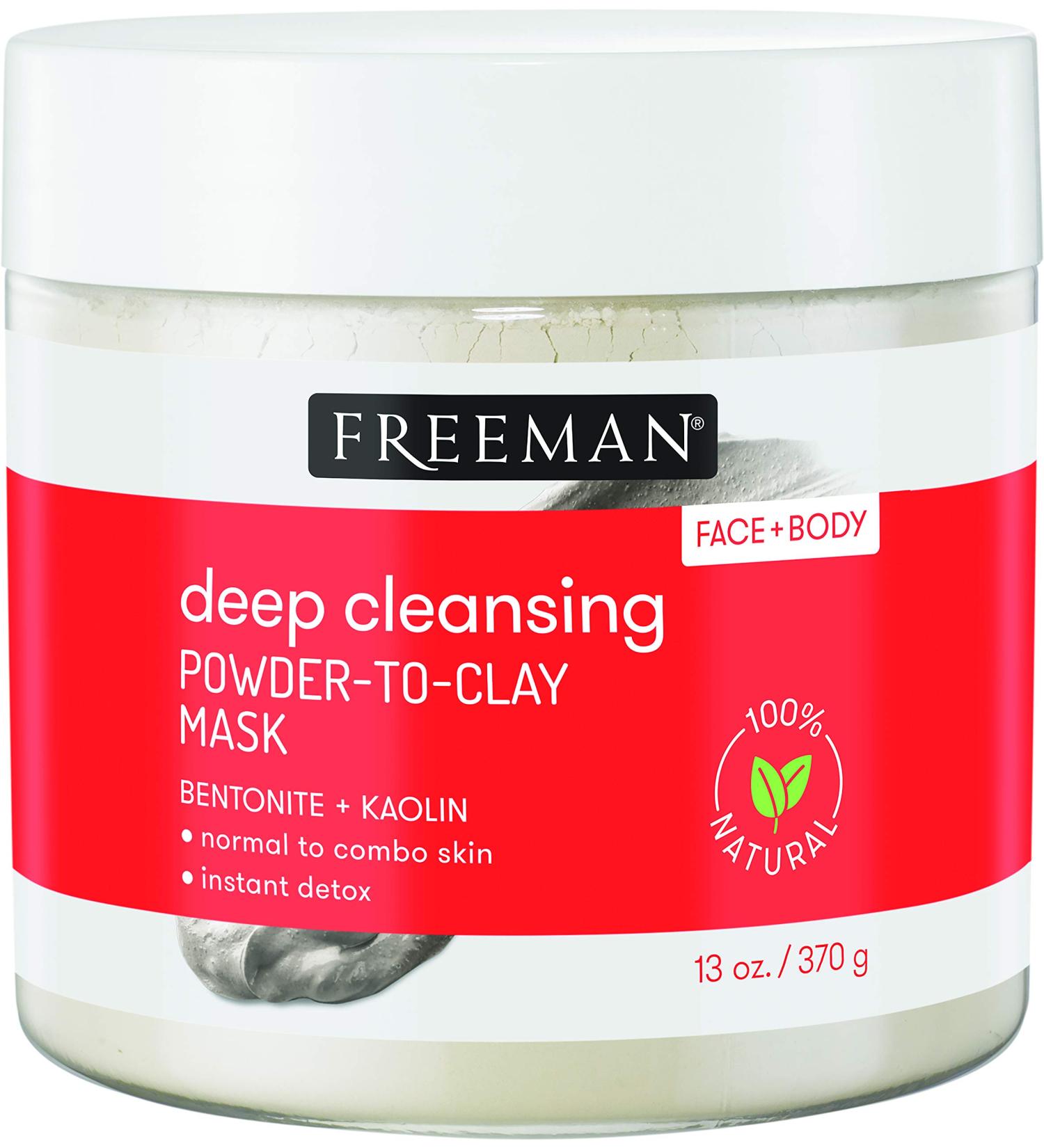Freeman Beauty Deep Cleansing Powder-To-Clay Mask 13 oz | Purifying Skincare - Buy Online on GoSupps.com