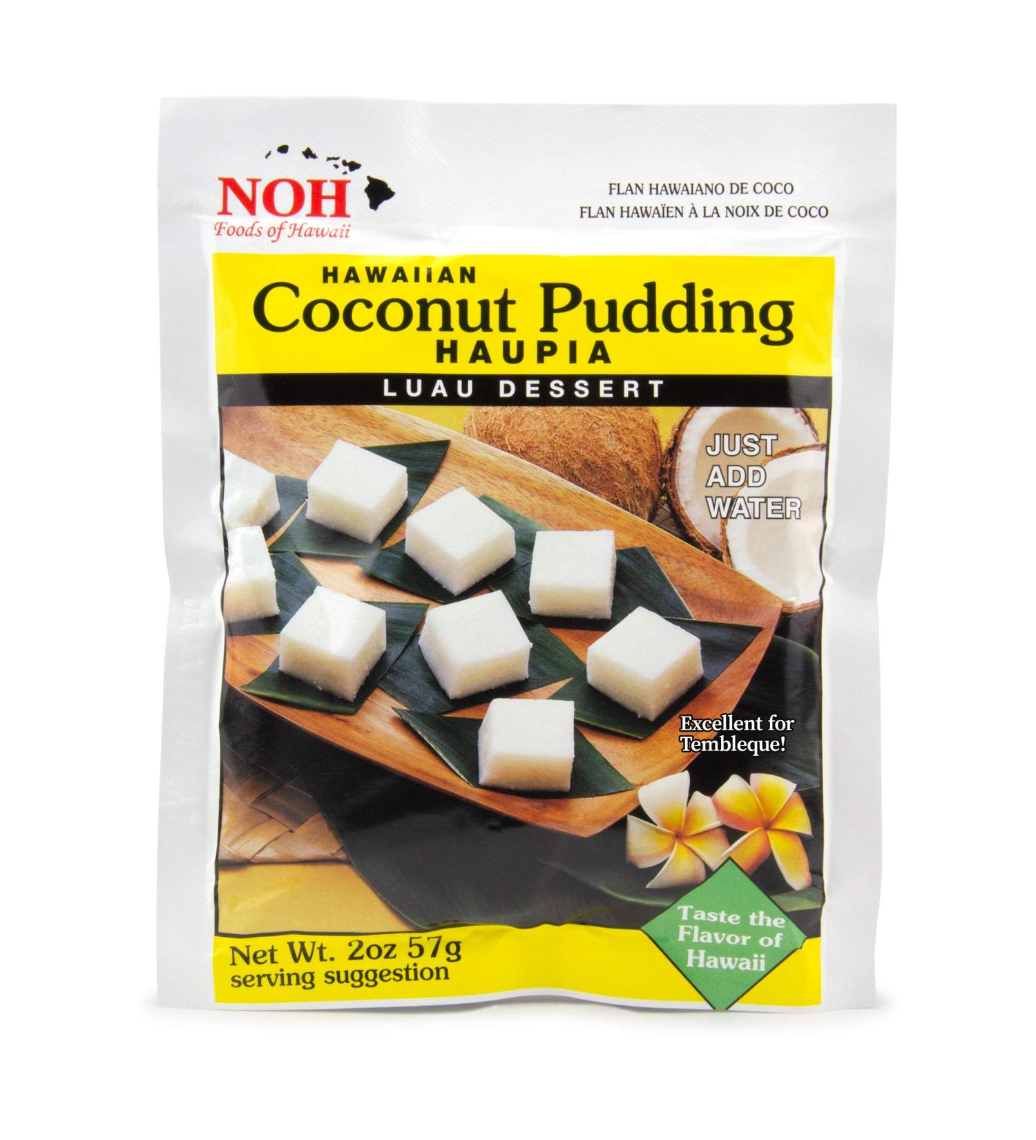 NOH Foods of Hawaii coconut pudding Haupia  2 Ounce Packages (Pack of 12) - Buy Online on GoSupps.com