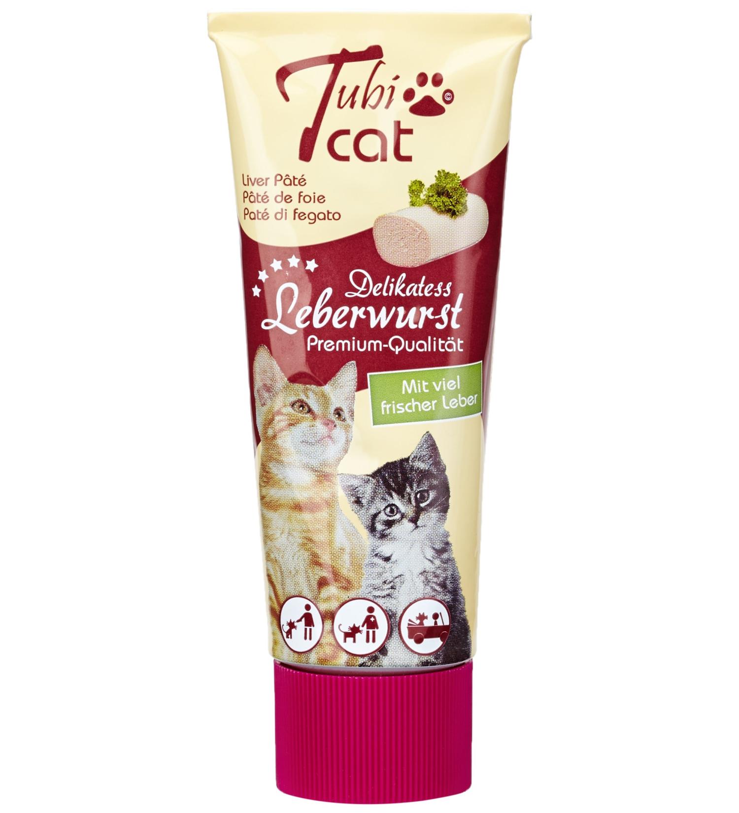 TubiCat Liver Sausage Pack of 2 (150g) - Premium Cat Treats - International Shipping - Buy Online on GoSupps.com