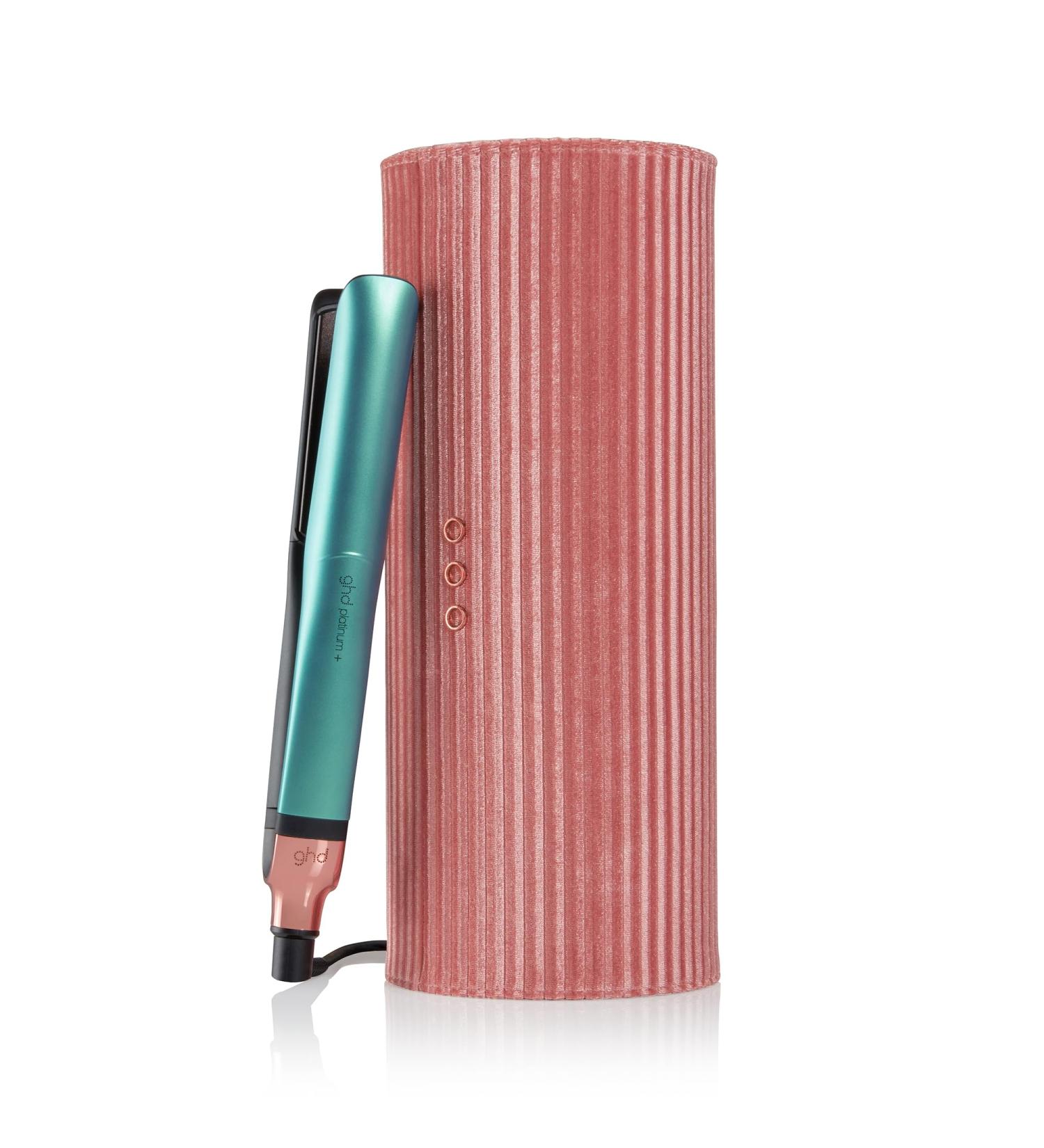 ghd Platinum+ Styler - Professional Smart Hair Straighteners with Ultra Gloss Plates in Festive Alluring Jade - Buy Online on GoSupps.com