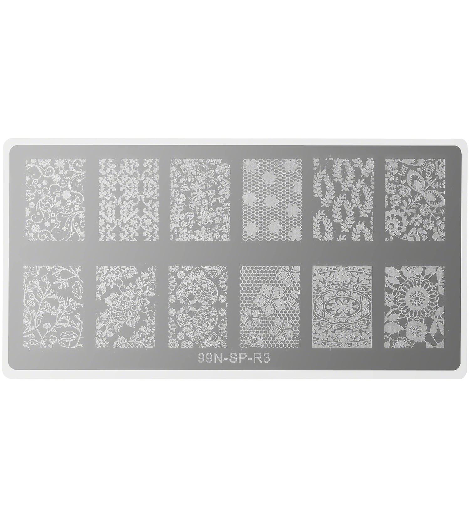 99nails Stamping Plate Rectangle - Love Story | Perfect Nail Art for Every Occasion | International Shipping Available - Buy Online on GoSupps.com