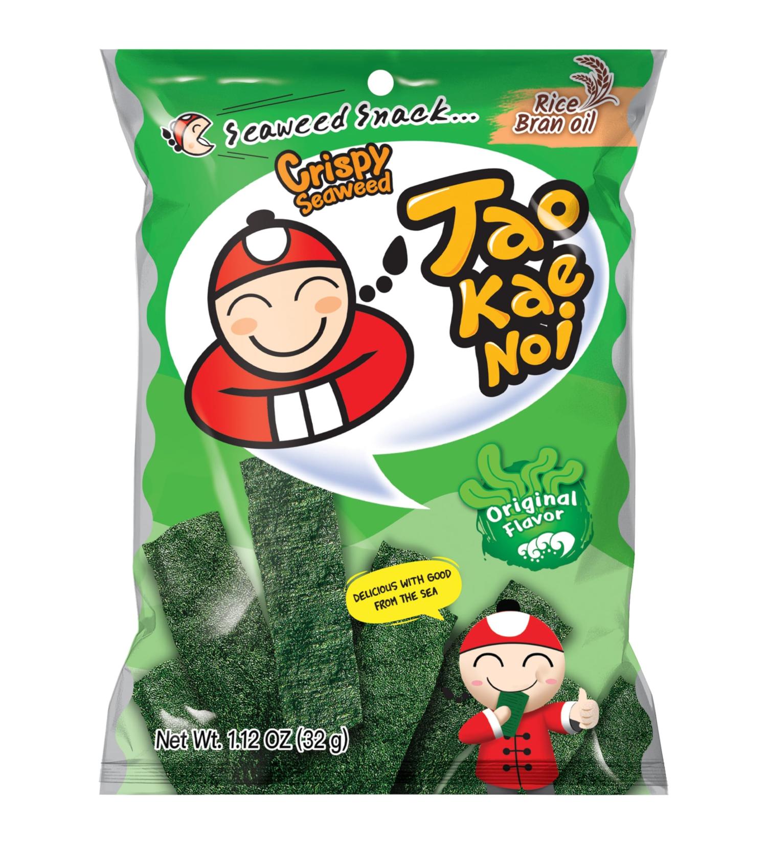 Tao Kae Noi Crispy Seaweed Snack Original crispy seaweed snack 32 g 32 g (1 pack) Original