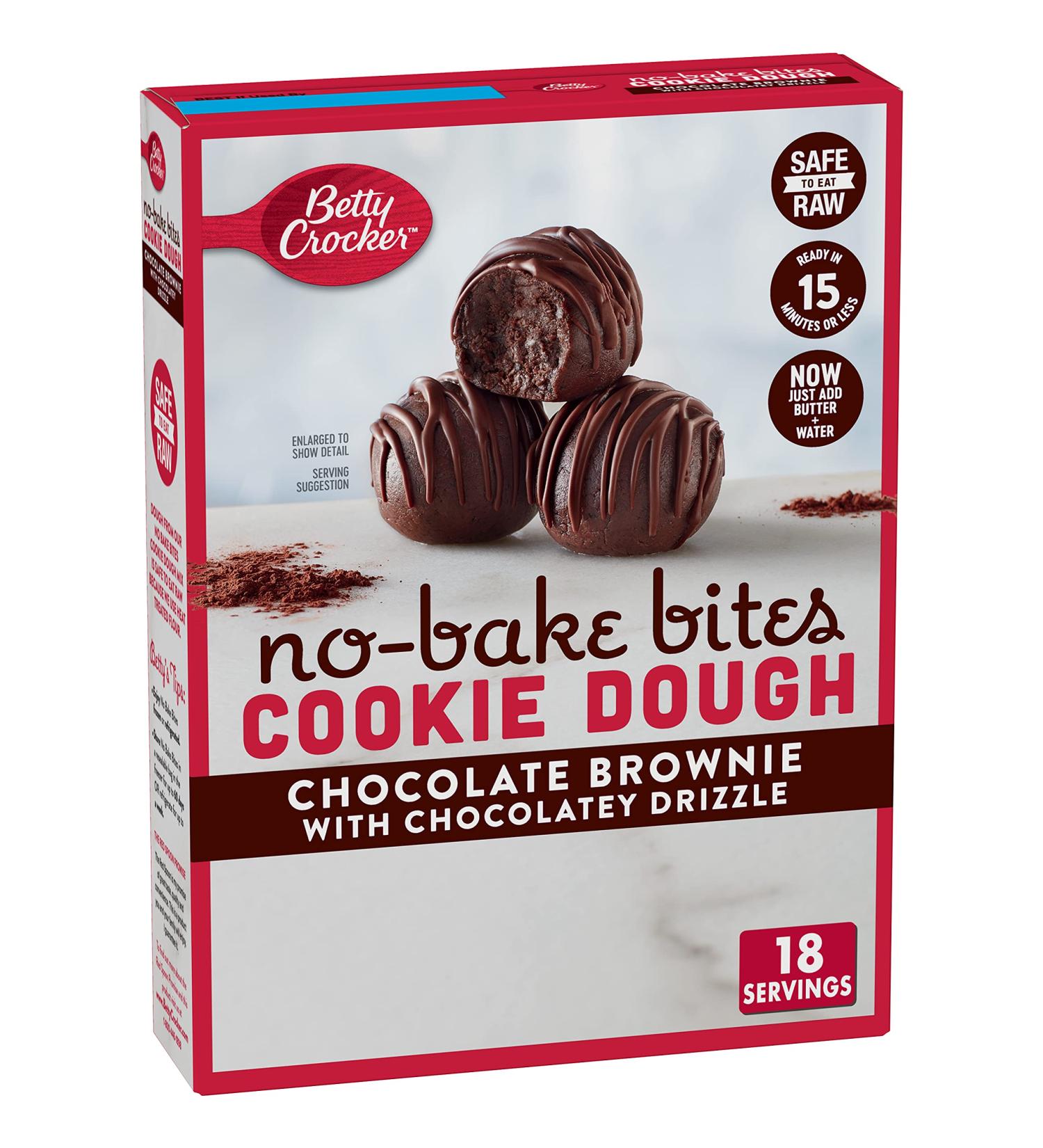 Betty Crocker Chocolate Brownie No-Bake Bites  12.2 oz - Buy Online on GoSupps.com