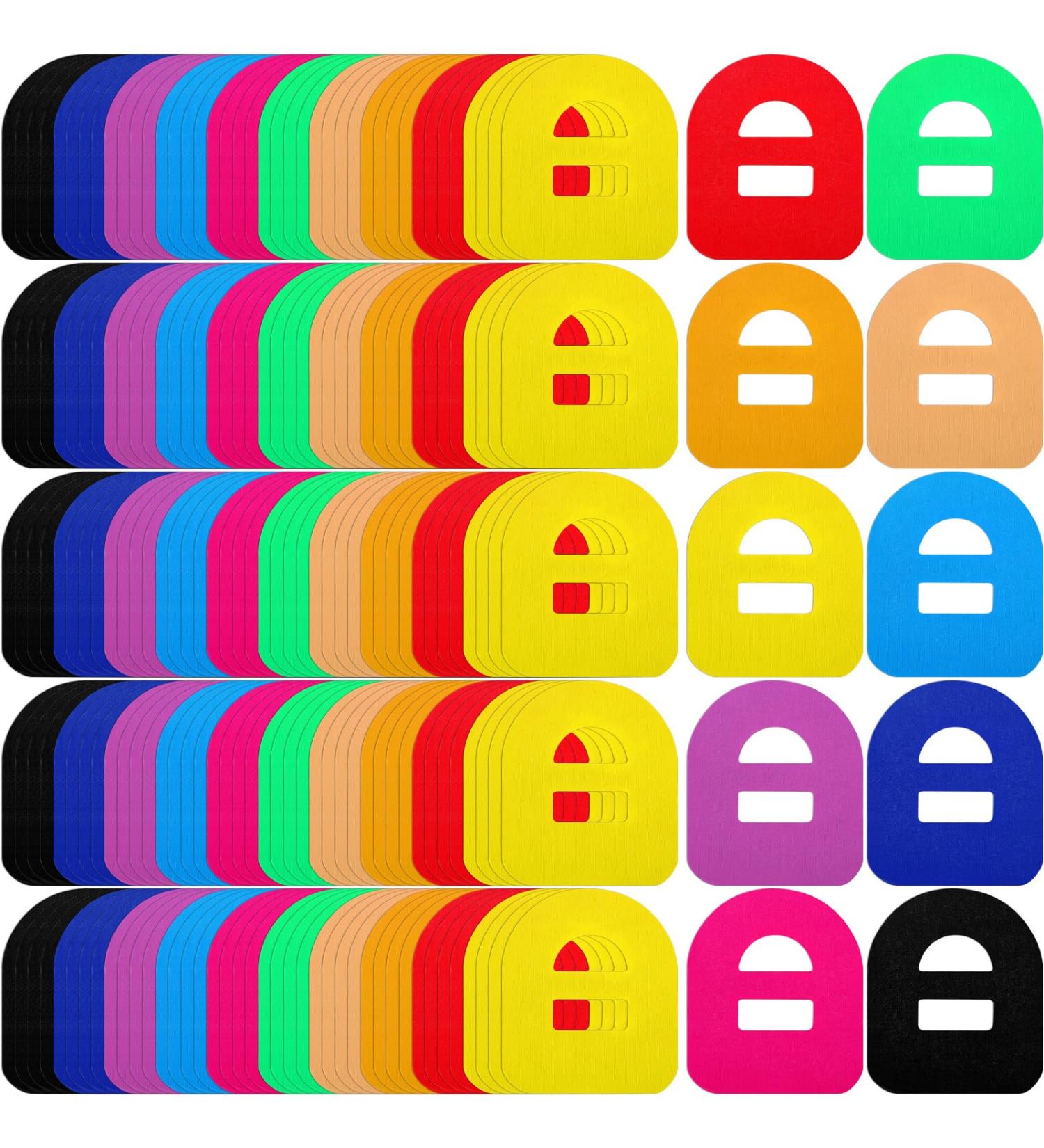 TrelaCo 160 Pcs Waterproof Adhesive Patches - Compatible with Omnipod & Continuous Glucose Monitors - Pre-Cut Protection Covers in 10 Colors - Lasts 10-14 Days - Buy Online on GoSupps.com