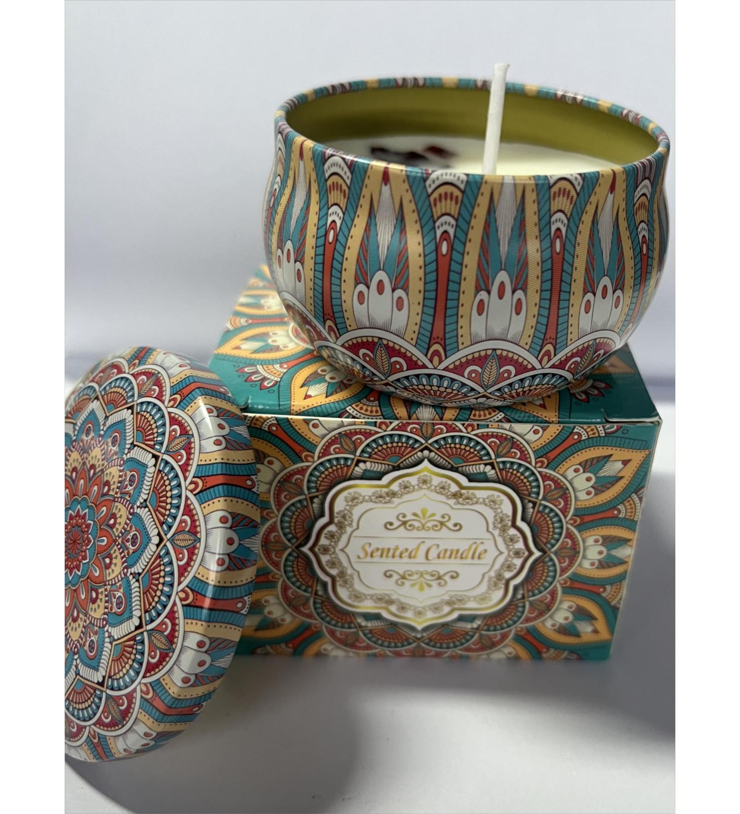 Scented Soy Candles for Men Valentine's Day Gifts Aromatherapy Candle 4.4oz