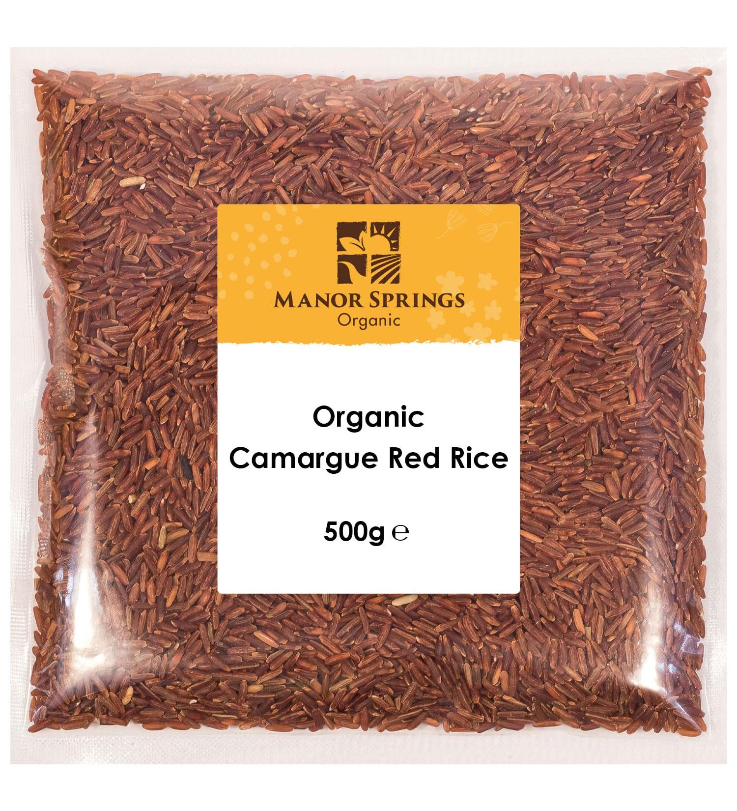 Organic Camargue Red Rice 500g by Manor Springs Organic - Buy Online on GoSupps.com
