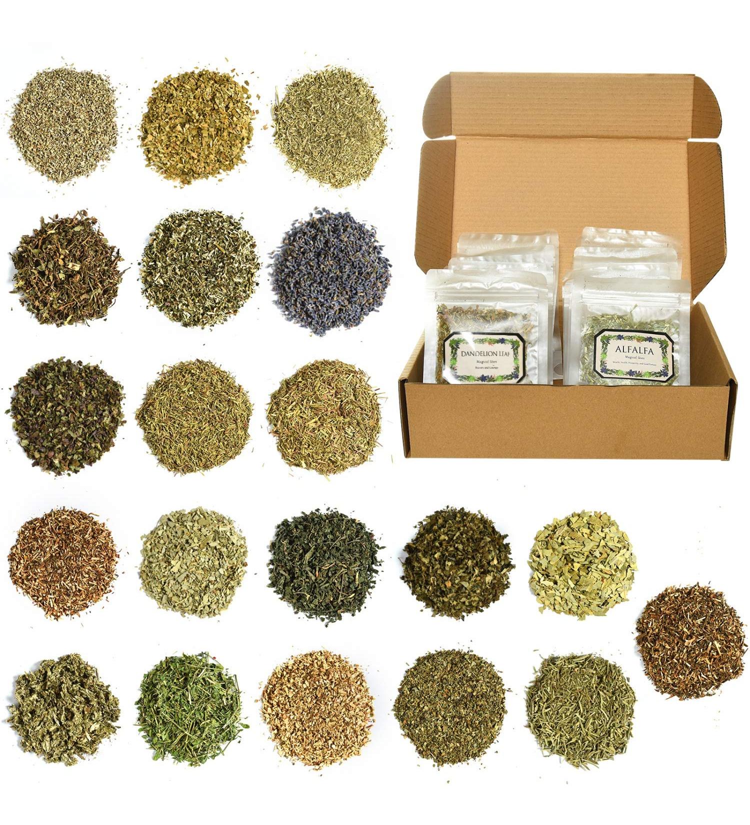 YoleShy Dried Magical Witch Herbs Set - Wicca Pagan Supplies for Spells & Witchcraft - Buy Online on GoSupps.com