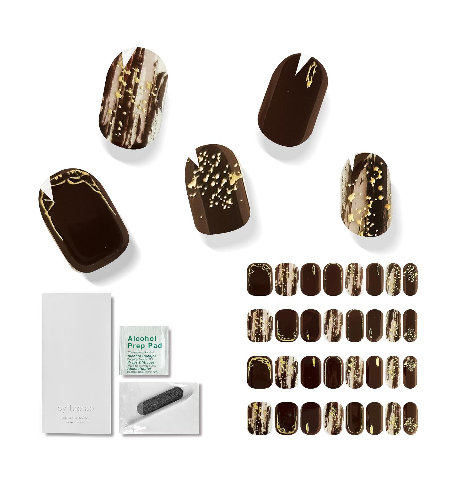 Taptap London Semi Cured Gel Nail Strips (Duchess) - Long Lasting & Easy to Apply - Buy Online on GoSupps.com