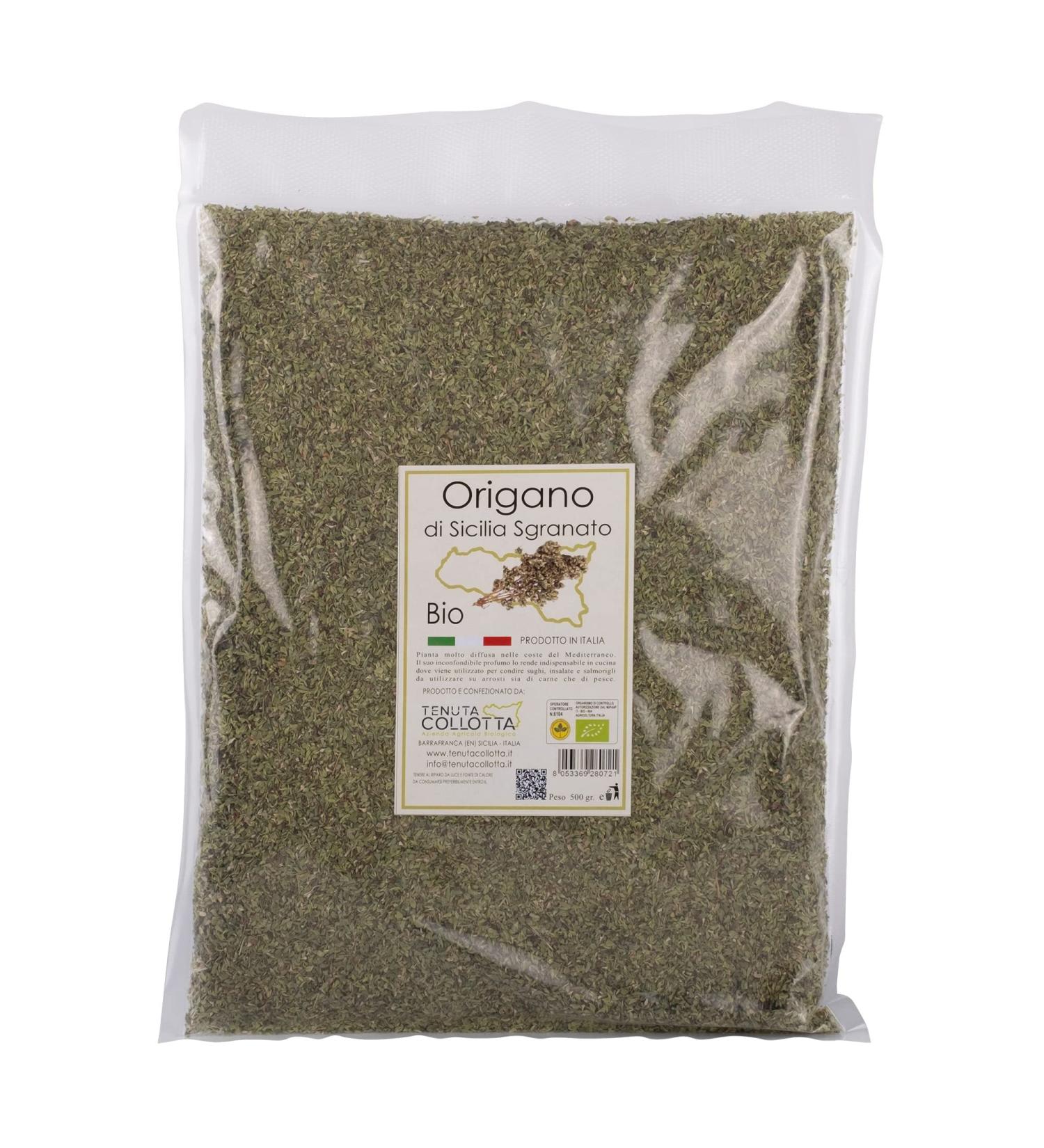 Tenuta Collotta Organic Dried Oregano 500g - Authentic Italian Spice from Sicily - Global Shipping Available - Buy Online on GoSupps.com