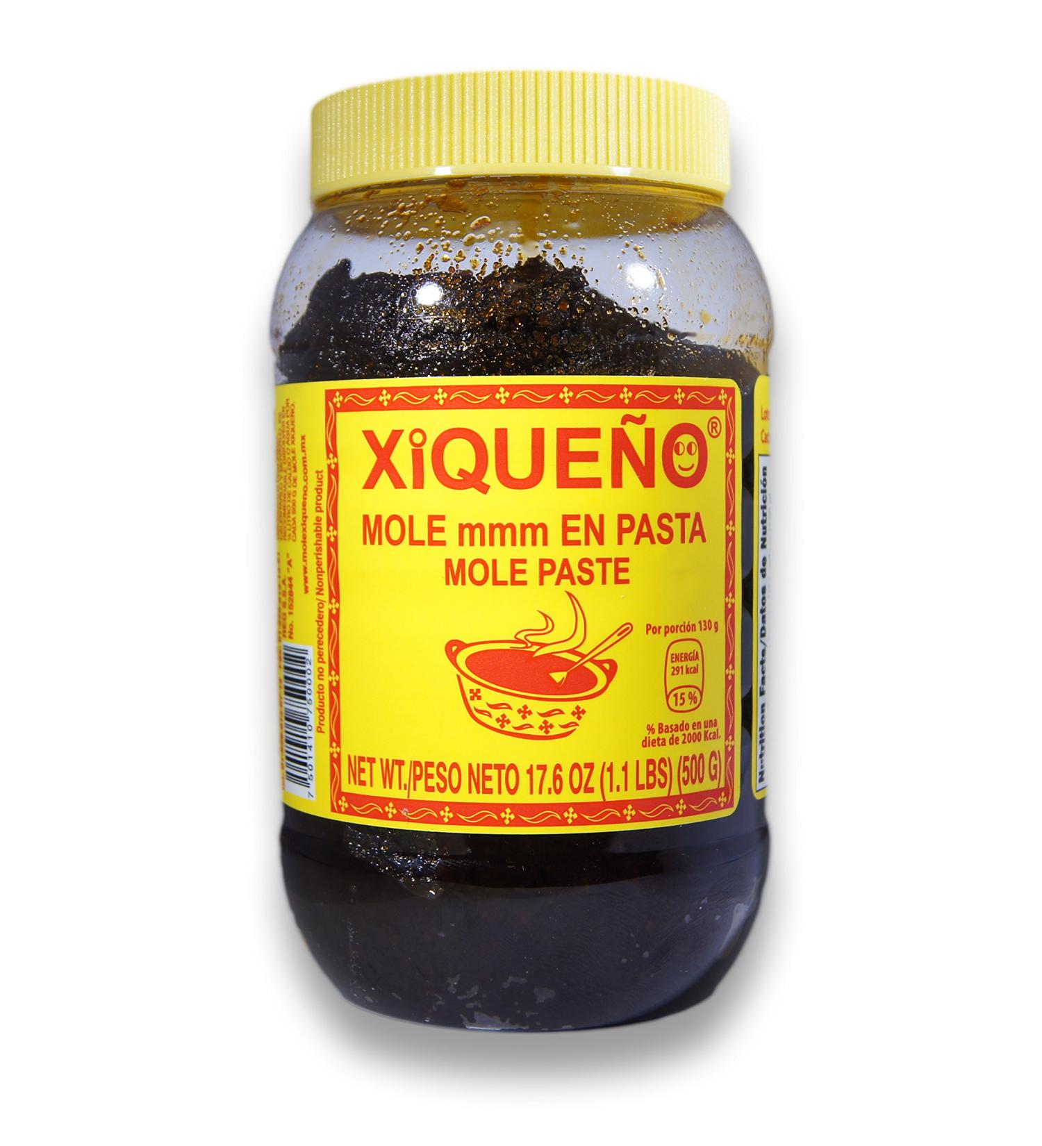 Mole Xico 1.1 lbs/500 gr Mole Paste - Authentic Mexican Sauce - 5-6 Servings/Jar - Buy Online on GoSupps.com