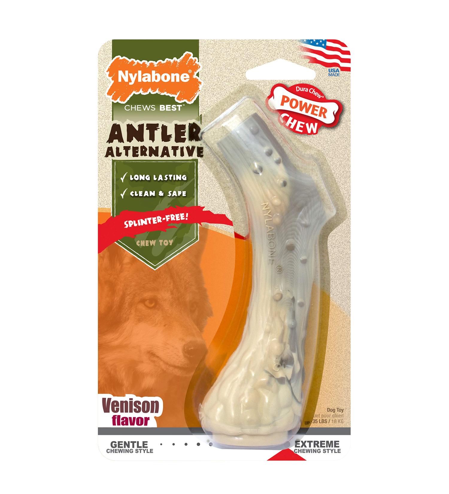 Interpet NAN103PEU Nylabone Kauspielzeug f r extreme Kauer - Geweih mit Wildgeschmack M | Internationaler Versand - Buy Online on GoSupps.com