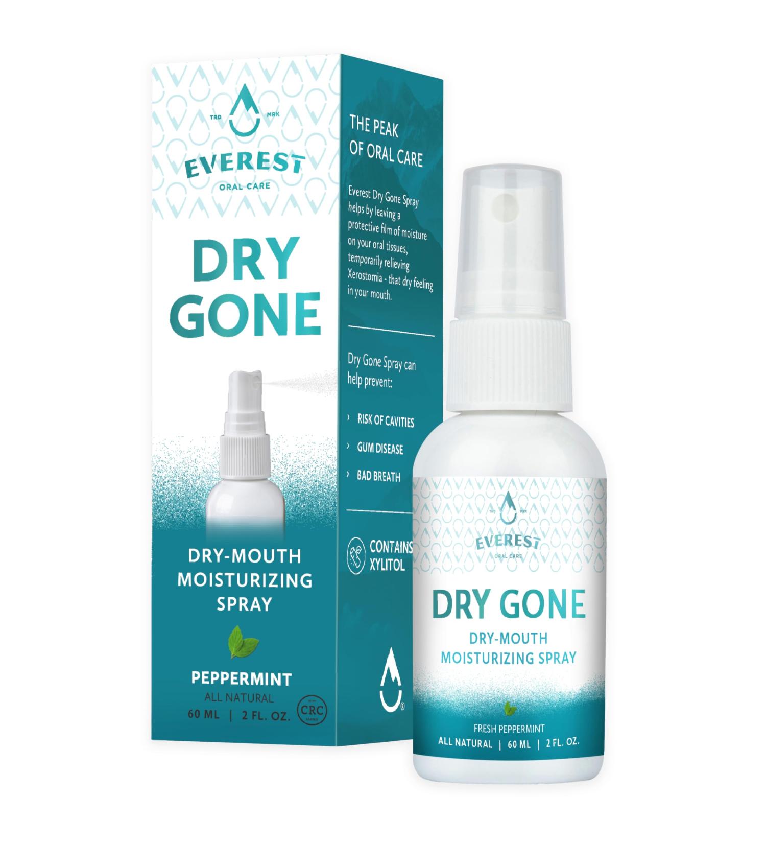 Natural Dry Mouth Moisturizing Spray with Xylitol - Dry Gone Throat Moisturizer Provides Relief from Cotton Mouth with Neem Peppermint Oil & Herbal Extracts CRC KOSHER (2 Fl Oz) - Buy Online on GoSupps.com