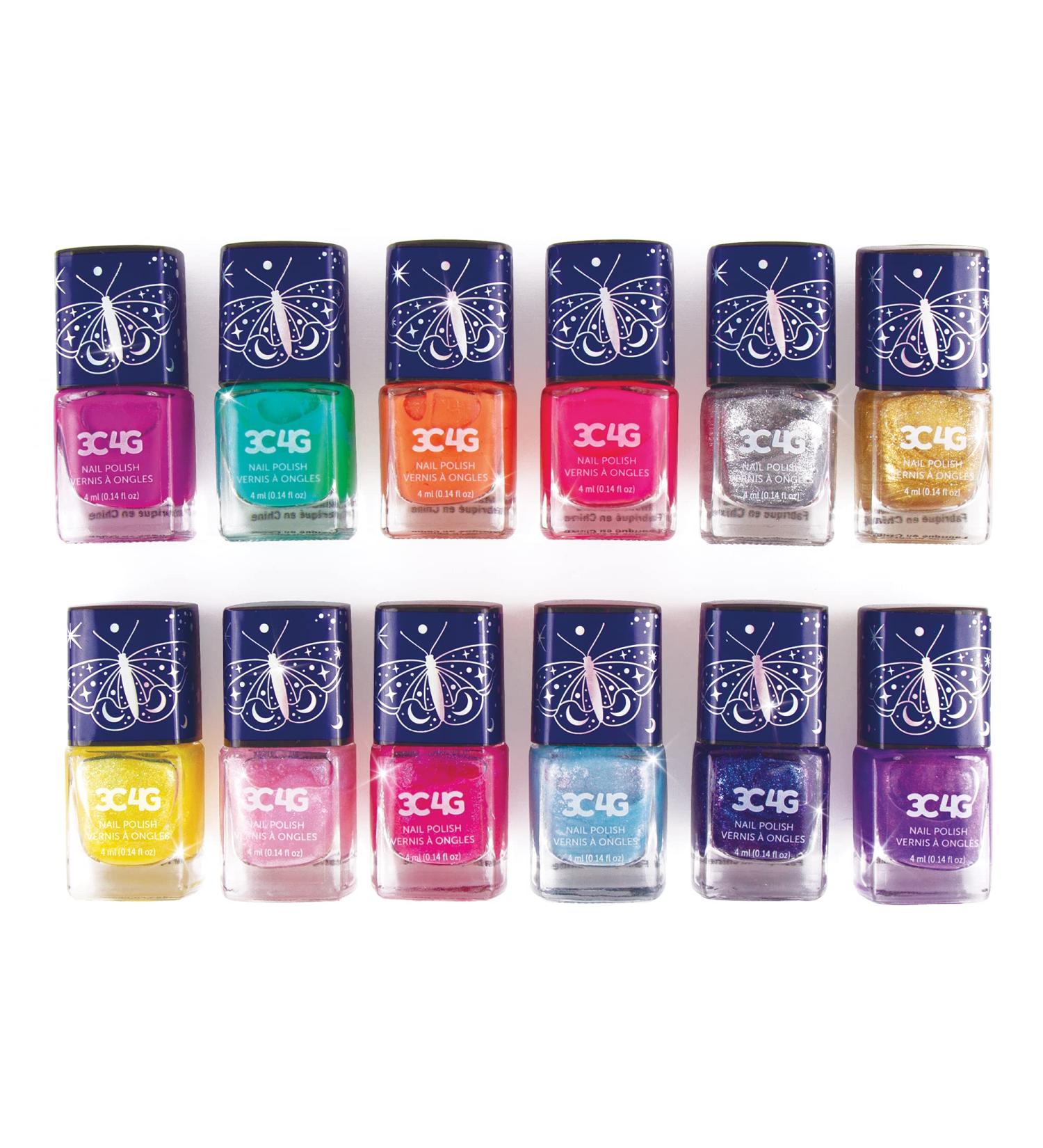 Three Cheers for Girls Celestial 12-Pack Nail Polish Tower - Vibrant Colors Set for Girls & Teens - Non-Toxic, Ages 8 - Buy Online on GoSupps.com