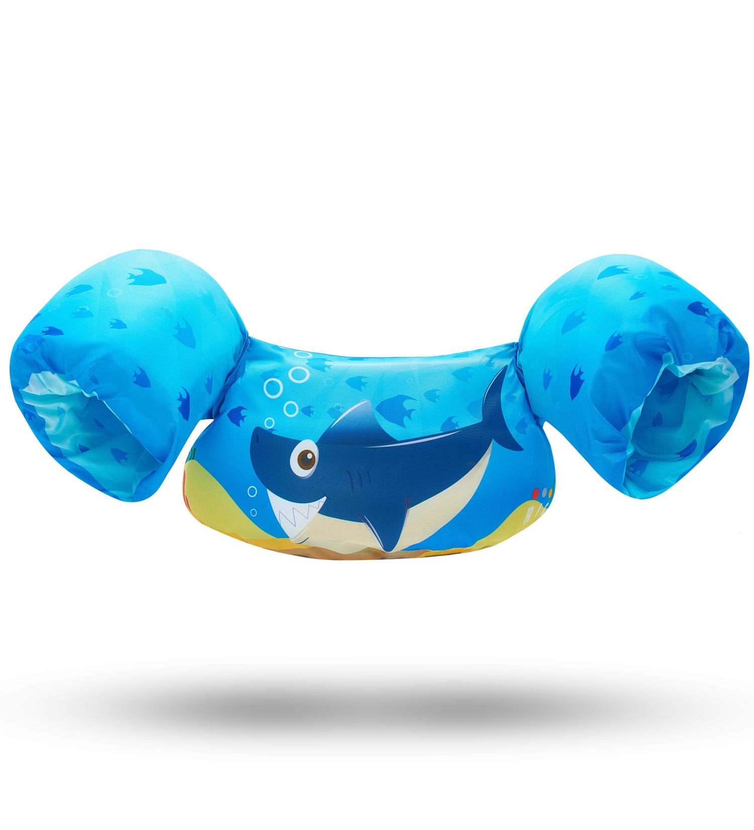 Toddler Swim Vest for Girls and Boys 20-50 lbs - Kids Life Jacket for Pool, Beach & River - Swimmies Shark Design - Buy Online on GoSupps.com