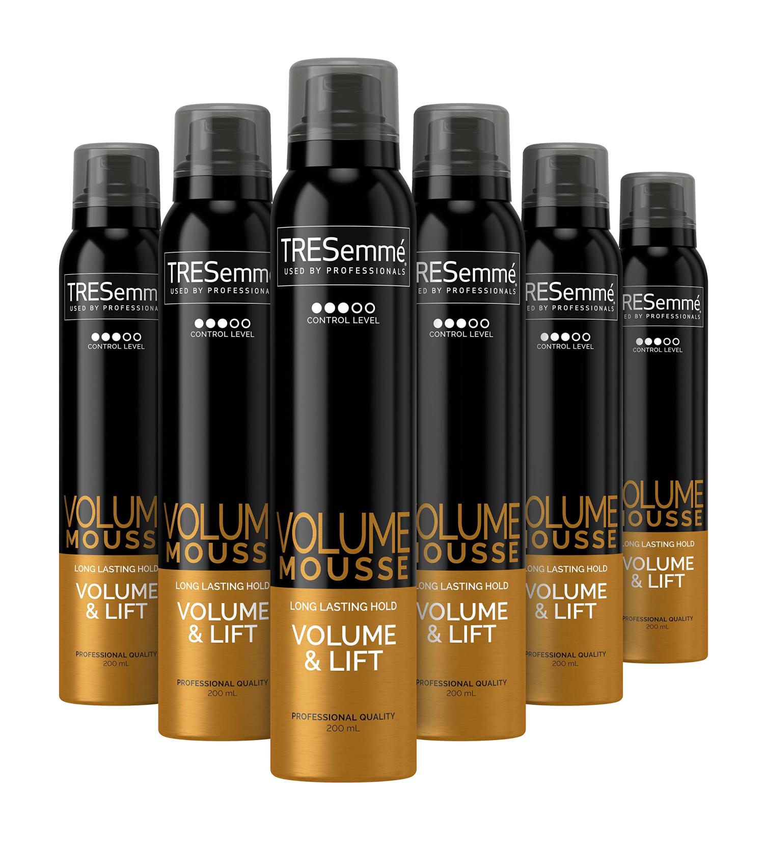 TRESemm Volume & Lift Hair Mousse hair volume boost for a long-lasting hold 6x 200 ml 200 ml (Pack of 6) - Buy Online on GoSupps.com