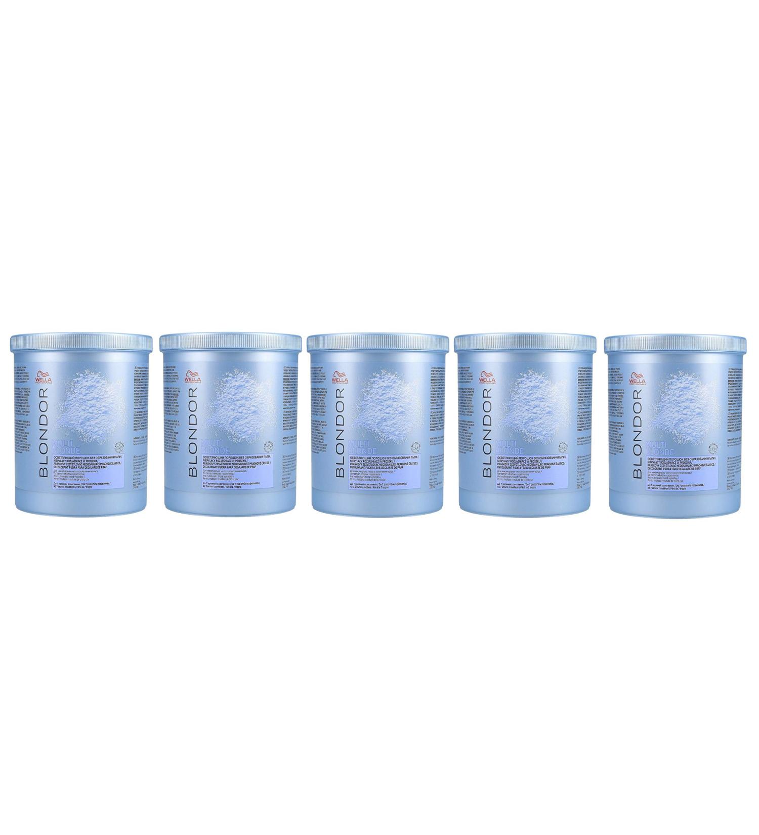 5er Wella Professionals Blondor Multi Blonde Powder Bleaching 800 g