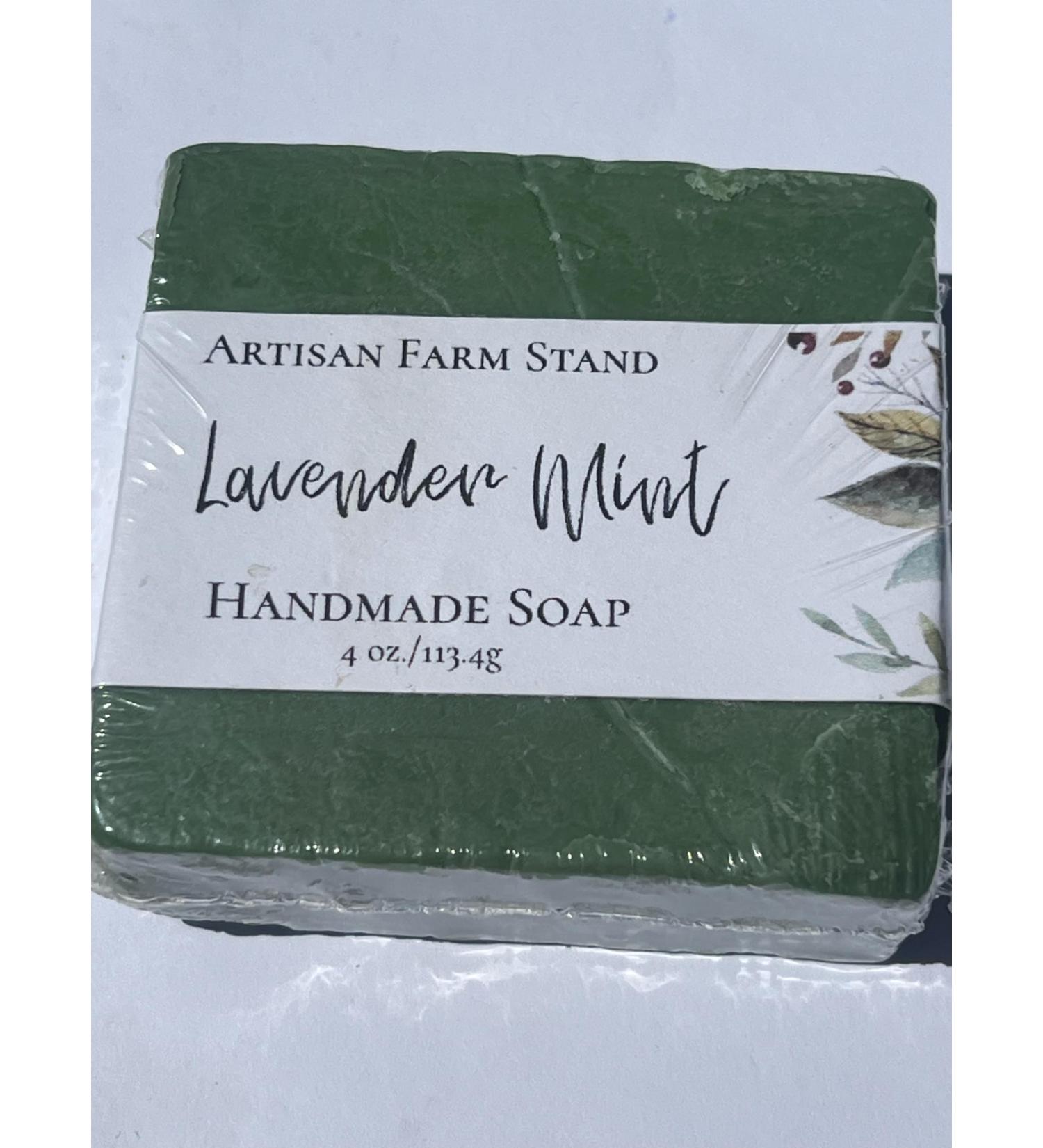 Shop Lavender Mint Soap - 4 oz. Refreshing Green Scent | International Shipping Available - Buy Online on GoSupps.com