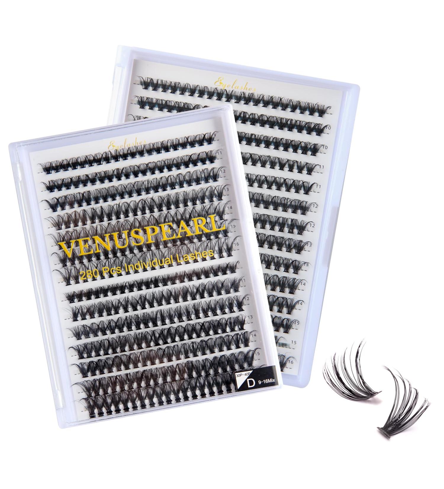 Buy Lash Clusters 0.07D-9-16MIX | Individual & DIY Eyelash Extensions - 280 Clusters for Stunning Looks - Buy Online on GoSupps.com
