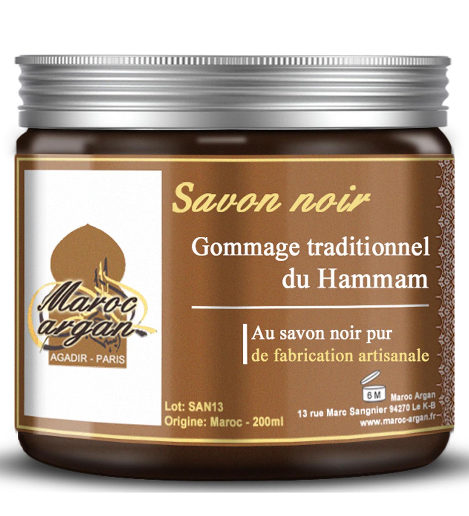 100% natural traditional black soap scrub 250g - Face and Body - Buy Online on GoSupps.com