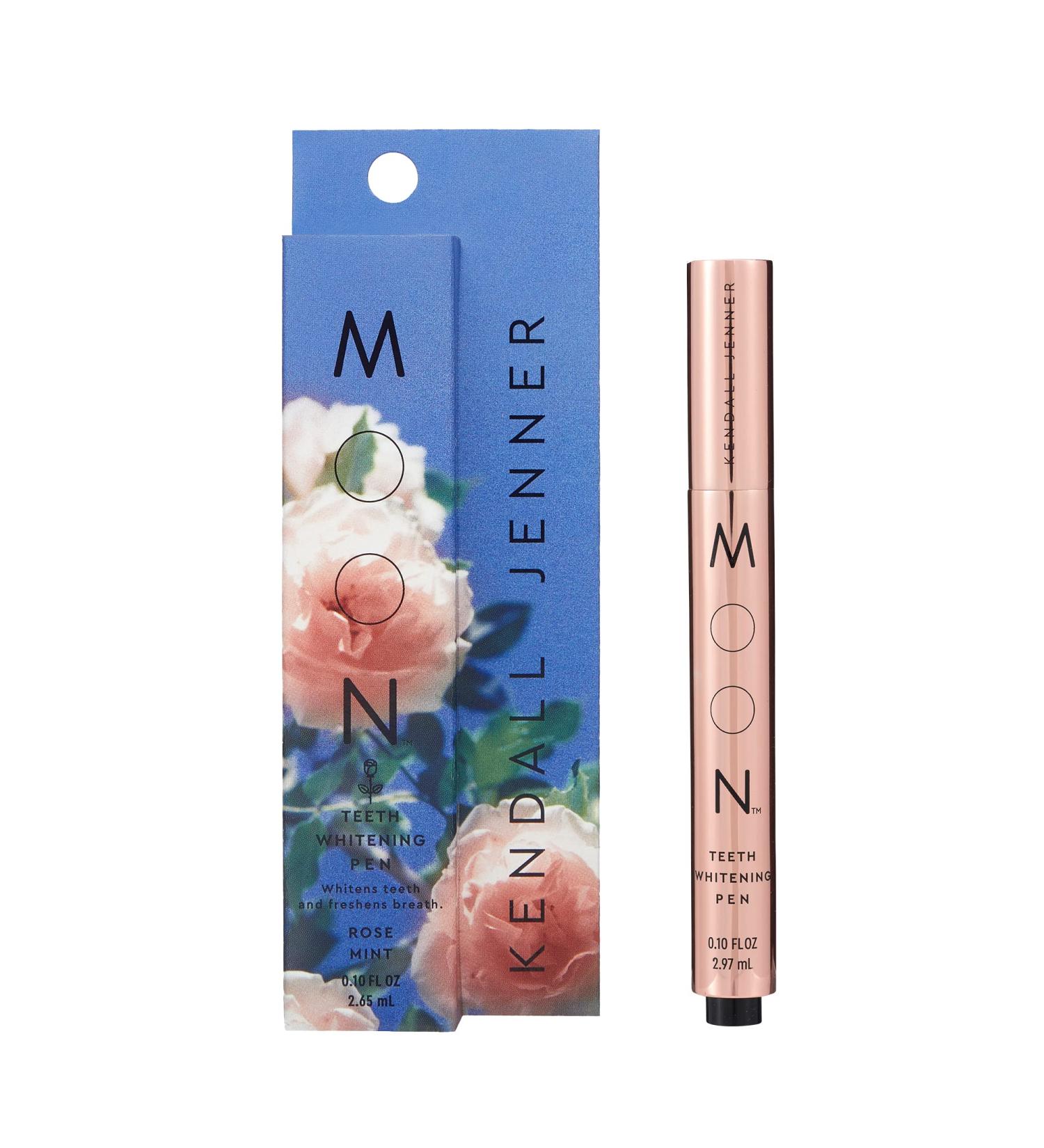 MOON Teeth Whitening Pen by Kendall Jenner | On-The-Go Brightening | 30+ Uses | Vegan Rose Mint Formula - Buy Online on GoSupps.com