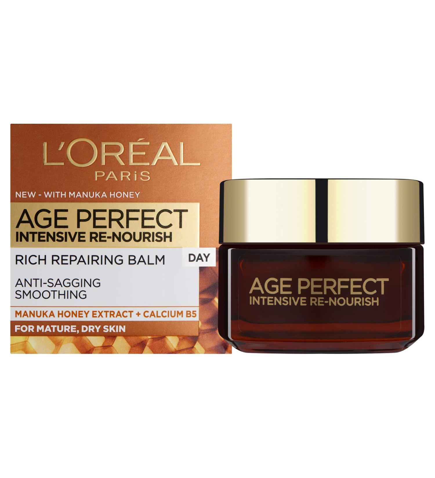 L'Oreal Paris Age Perfect Intensive Renourish Manuka Honey Day Cream for Mature & Dry Skin 50 ml - Buy Online on GoSupps.com