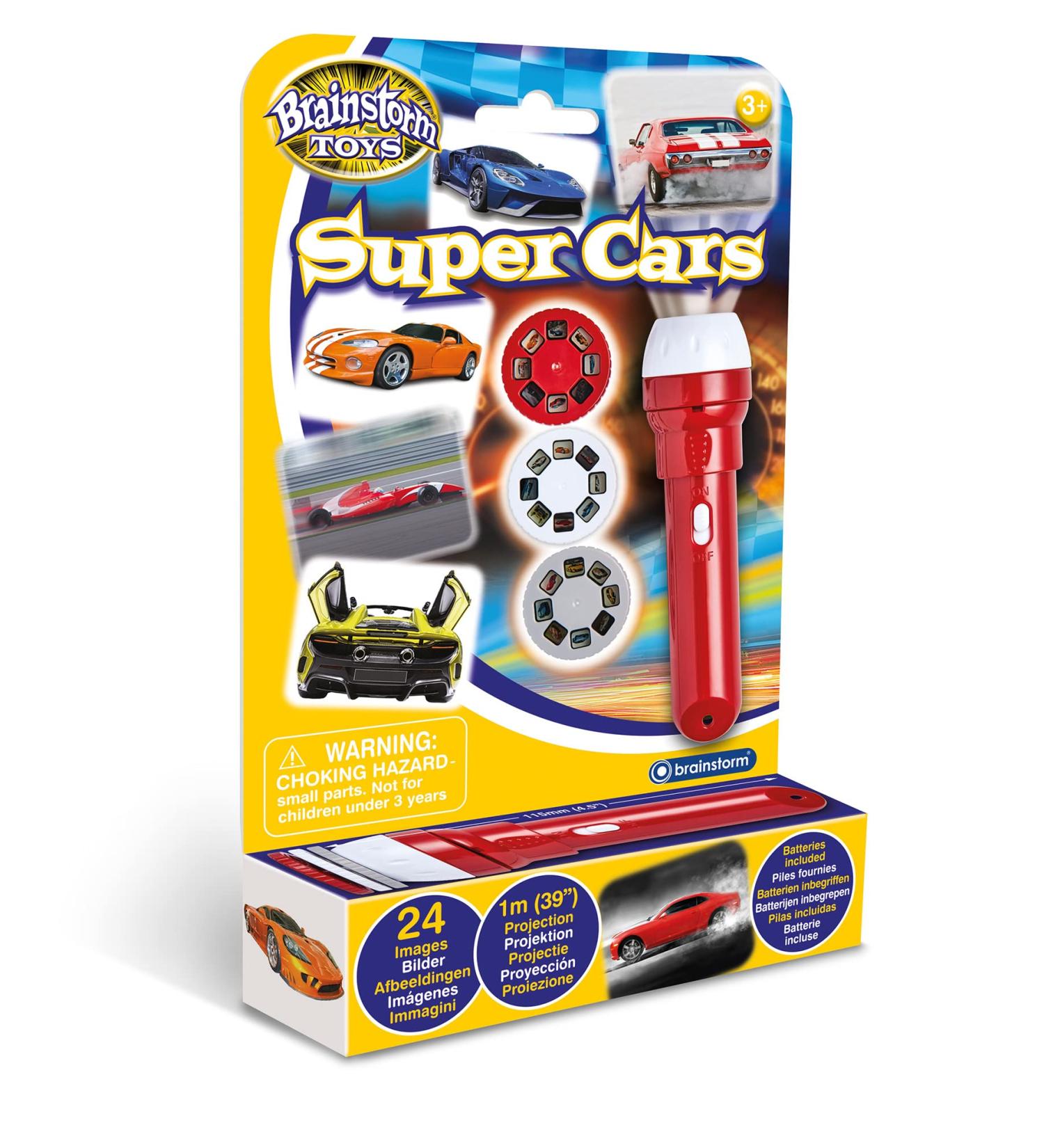 Brainstorm Toys Super Cars Torch & Projector | Fun International Shipping - Buy Online on GoSupps.com