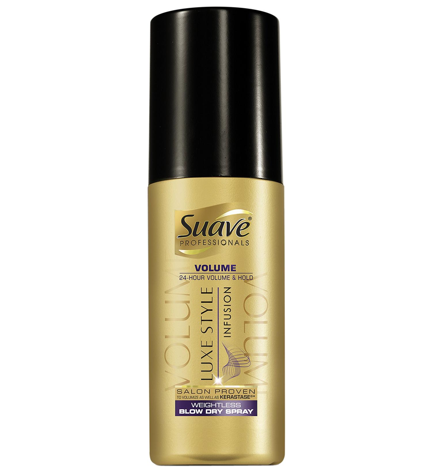 Suave Professionals Weightless Blow Dry Spray - Luxe Styling | 5 Fl Oz | International Shipping Available - Buy Online on GoSupps.com