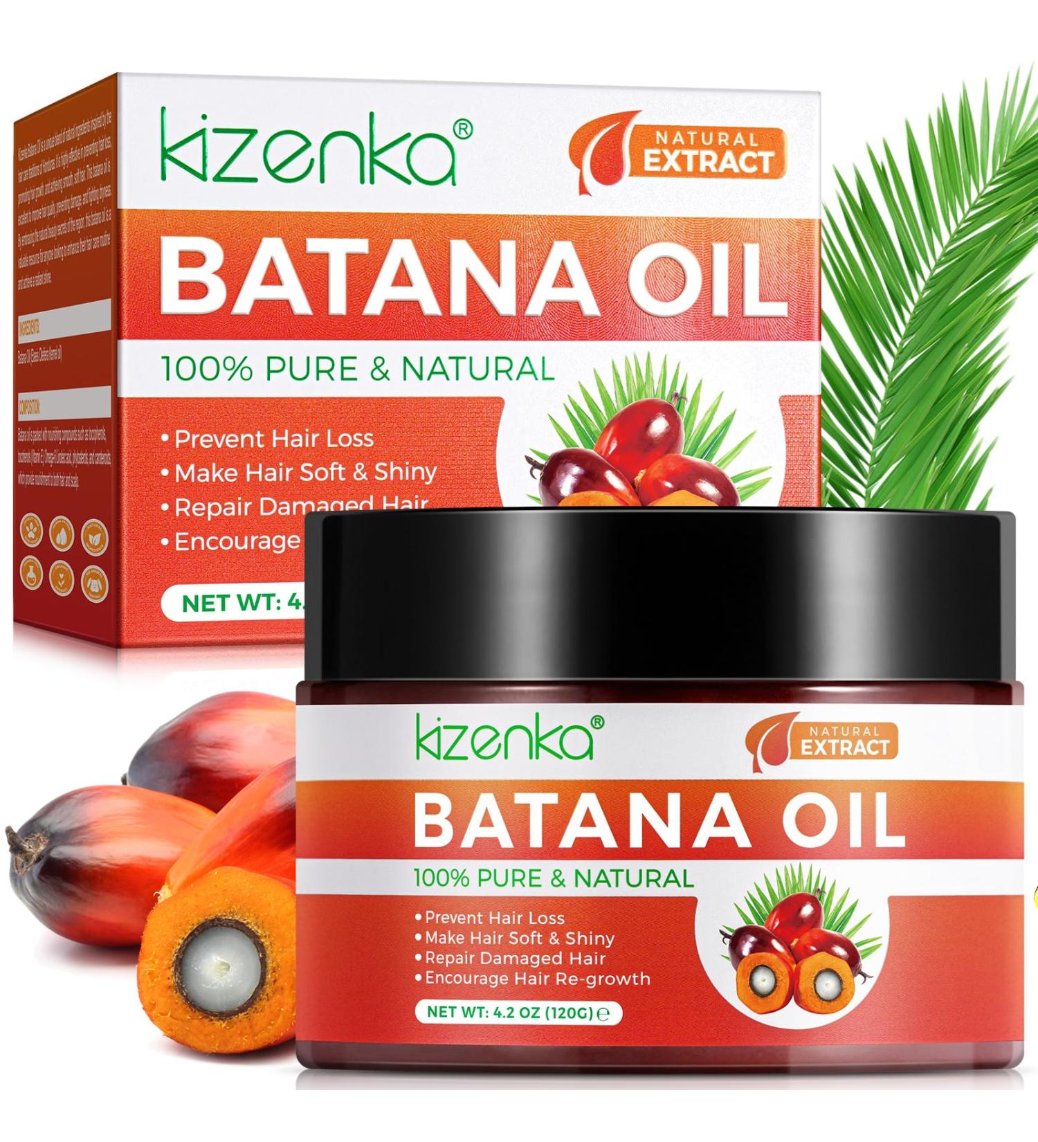 Raw Batana Oil for Hair Growth 100% Pure & Natural Batana Oil from Honduras Eliminates Split Ends Promotes Hair Thickness for All Hair Types - Buy Online on GoSupps.com