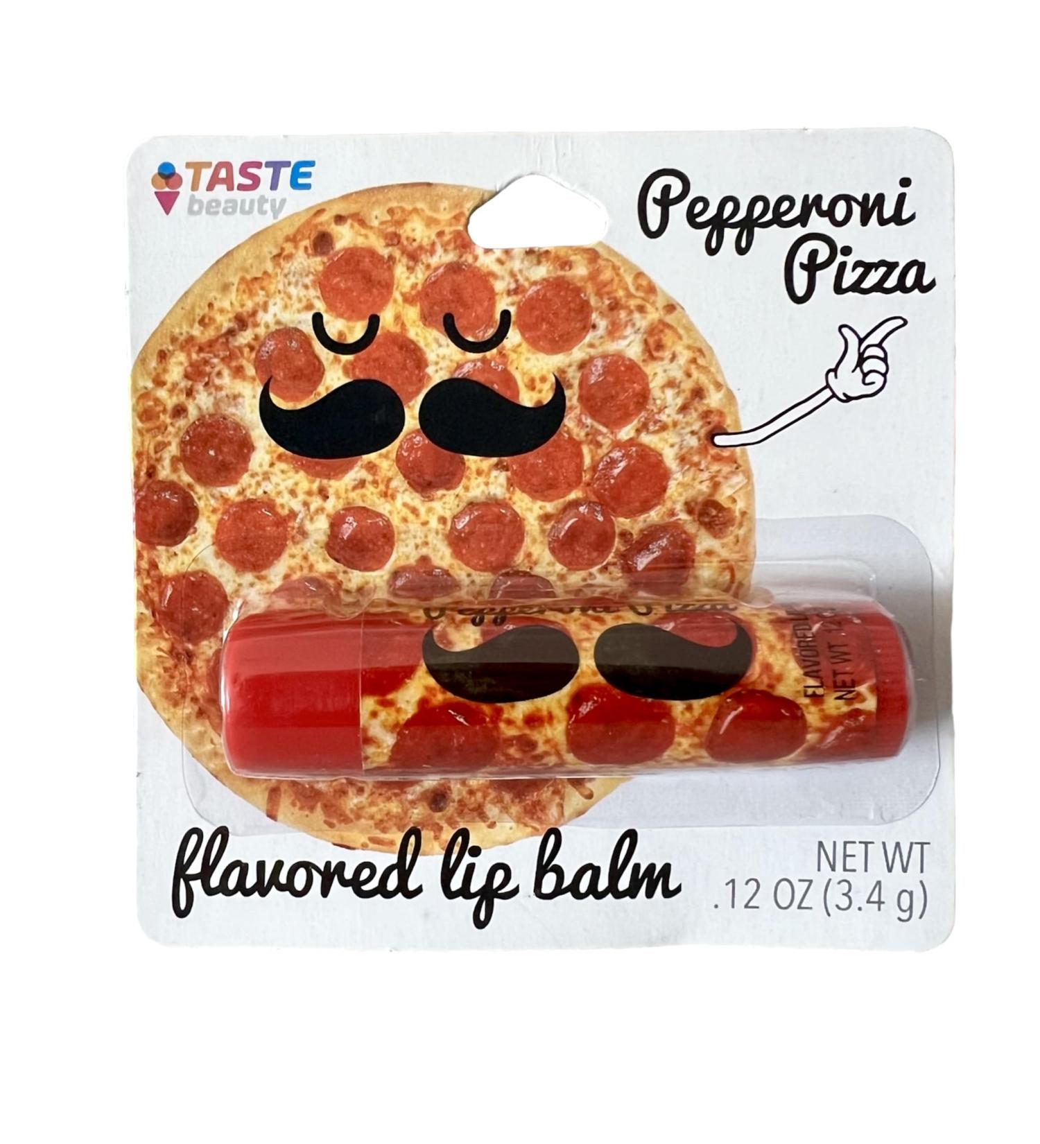 Taste Beauty Flavored Lip Balm - Pepperoni Pizza Flavored Lip Balm