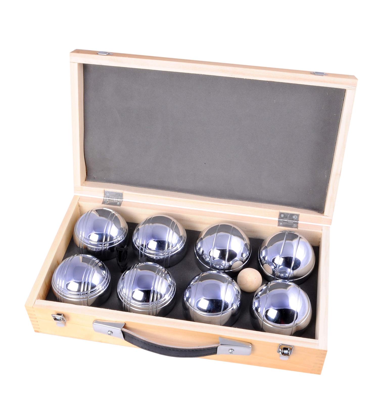 Engelhart Luxury Petanque Balls Set - 8 Boules in Wooden Box | Premium Jeu de Boules for International Shipping - Buy Online on GoSupps.com