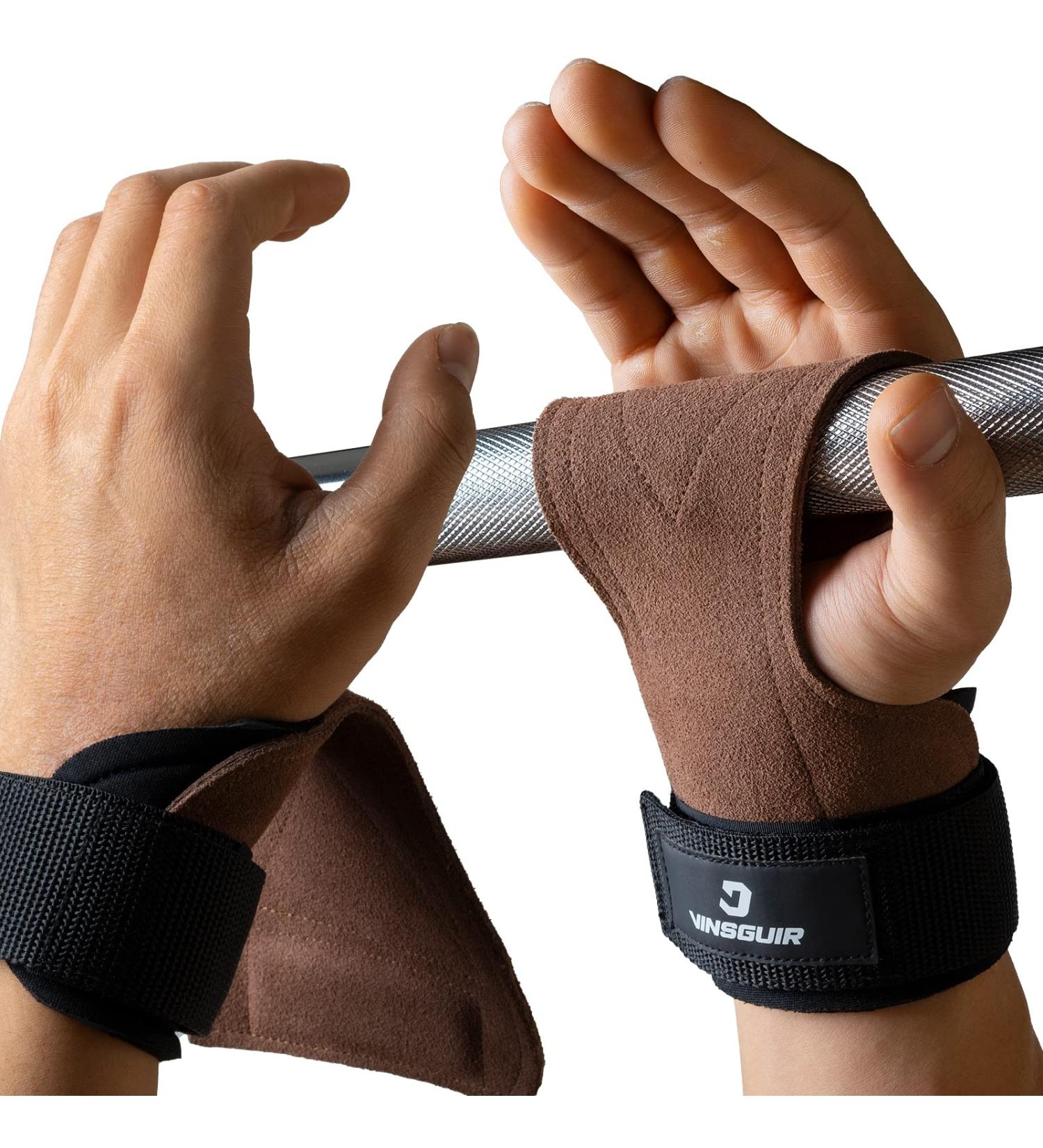 thumbnail image 2 of Taituoti A Pair Weight Lifting Wrist Strap Weightlifting Grip Strap For Gym Deadlifts Gray 2 of 14