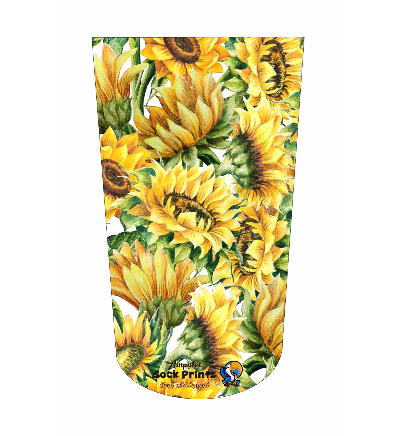 Sunflower Bunch V3 3ply Amputee Stump Sock - Small to Large Size, Multi Color - Buy Online on GoSupps.com