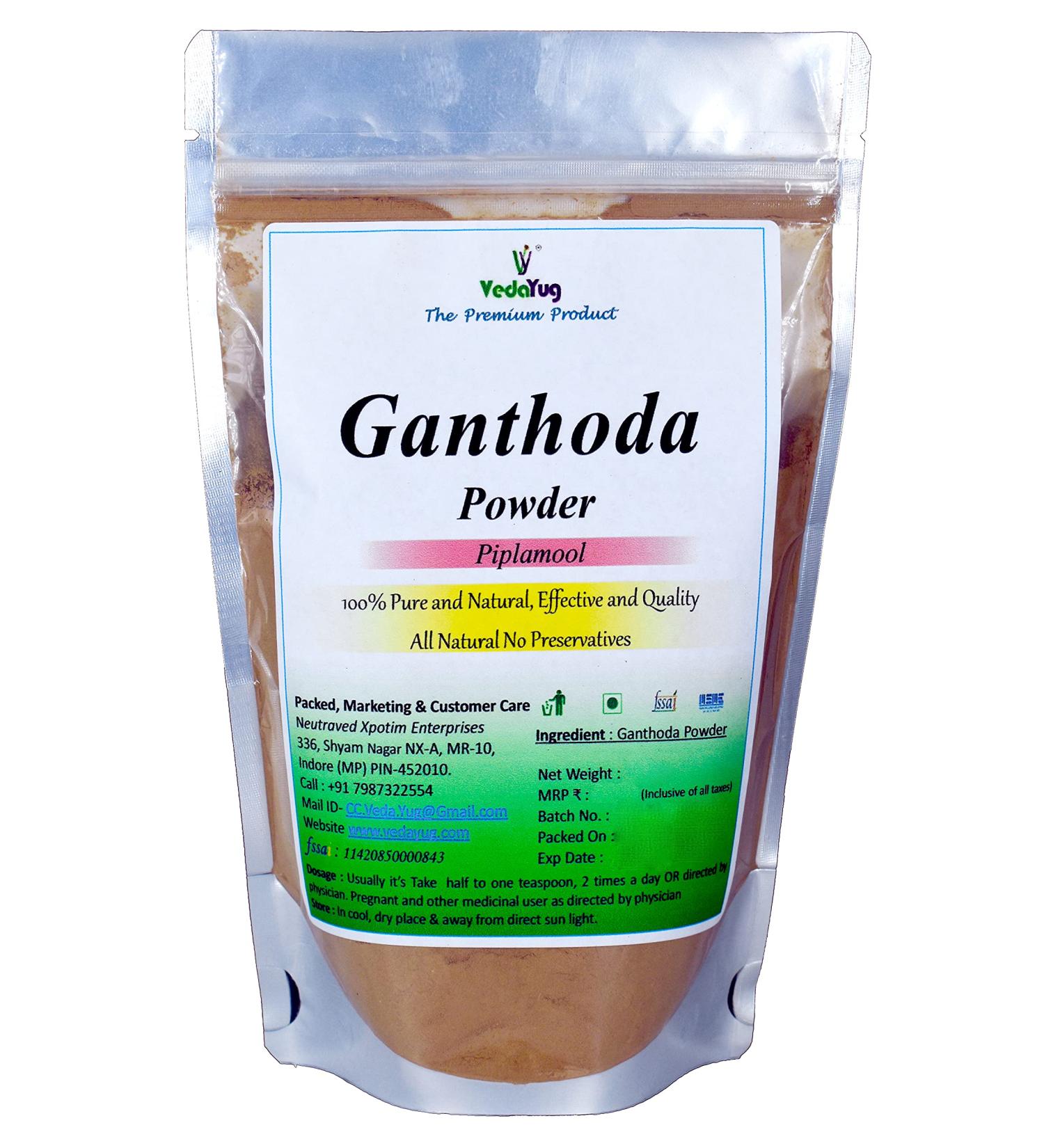 VY VedaYug Ganthoda Powder - 200g Piplamool Powder Powder - 200g - Buy Online on GoSupps.com