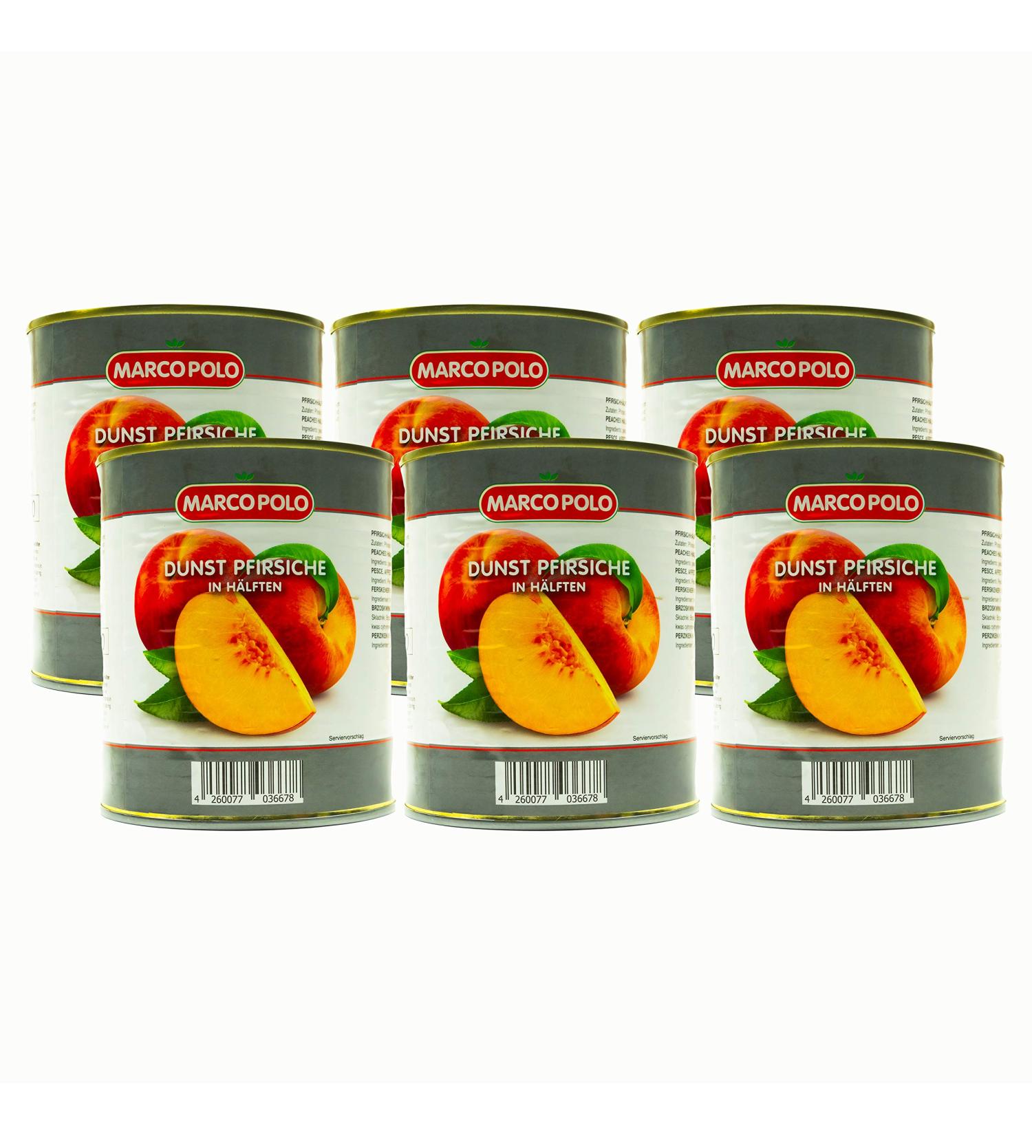 Buy Food-United Haze Peaches in Halves No Added Sugar 6 Cans 820g All Natural Preservative-Free - Buy Online on GoSupps.com