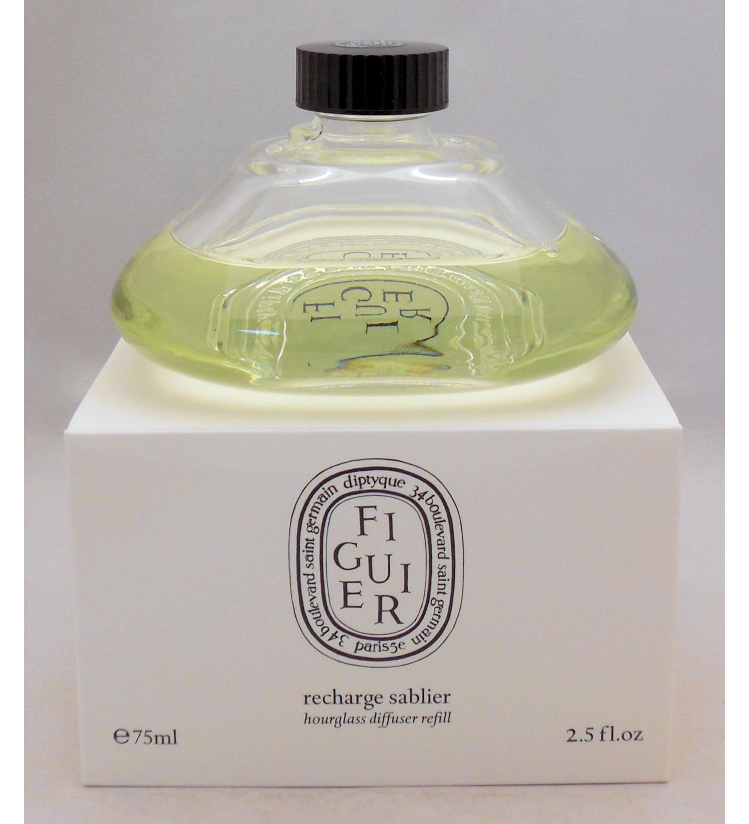 Diptyque Figuier Interior Scent Hourglass Diffuser Refill 75 Ml / 2.5 Oz.