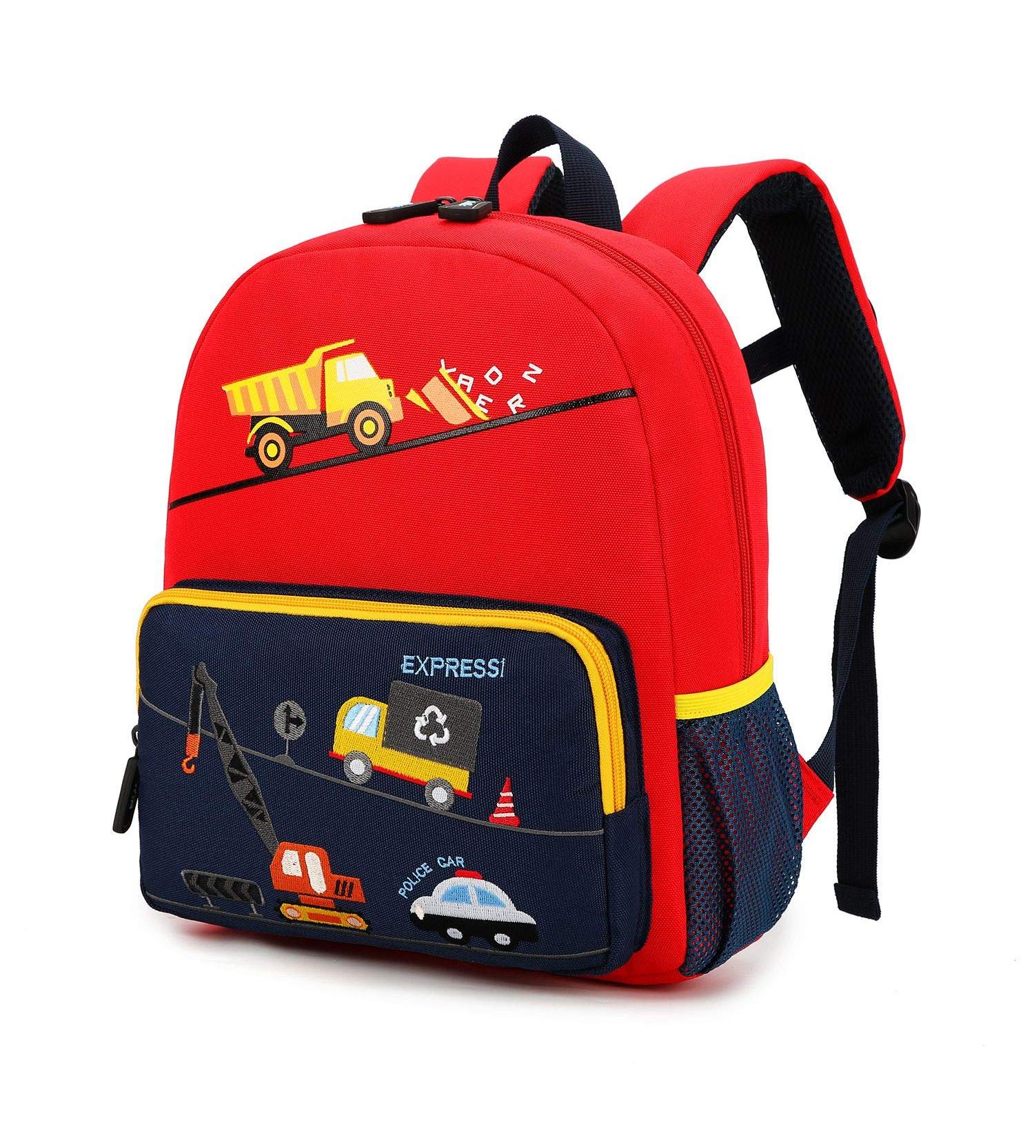 Willikiva Car Dinosaur Kids Toddler Backpack - Waterproof Preschool Bag for Boys and Girls - Buy Online on GoSupps.com