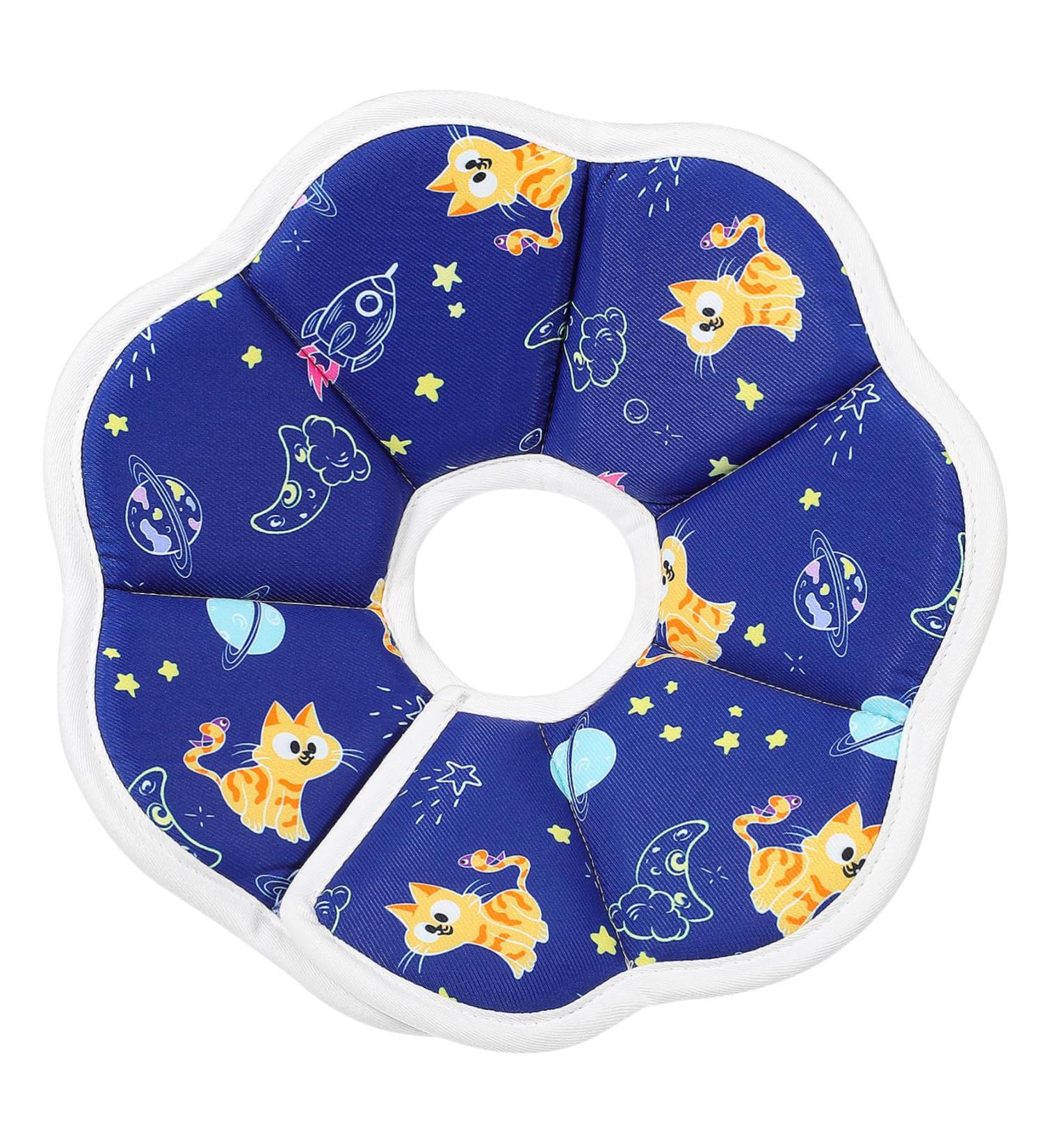 Sosoport Soft Cone for Cats Cat Donut Cat Cone Alternative Cat Cones After Surgery Waterproof Composite Cloth 26.00X26.00X0.70CM As Shown - Buy Online on GoSupps.com