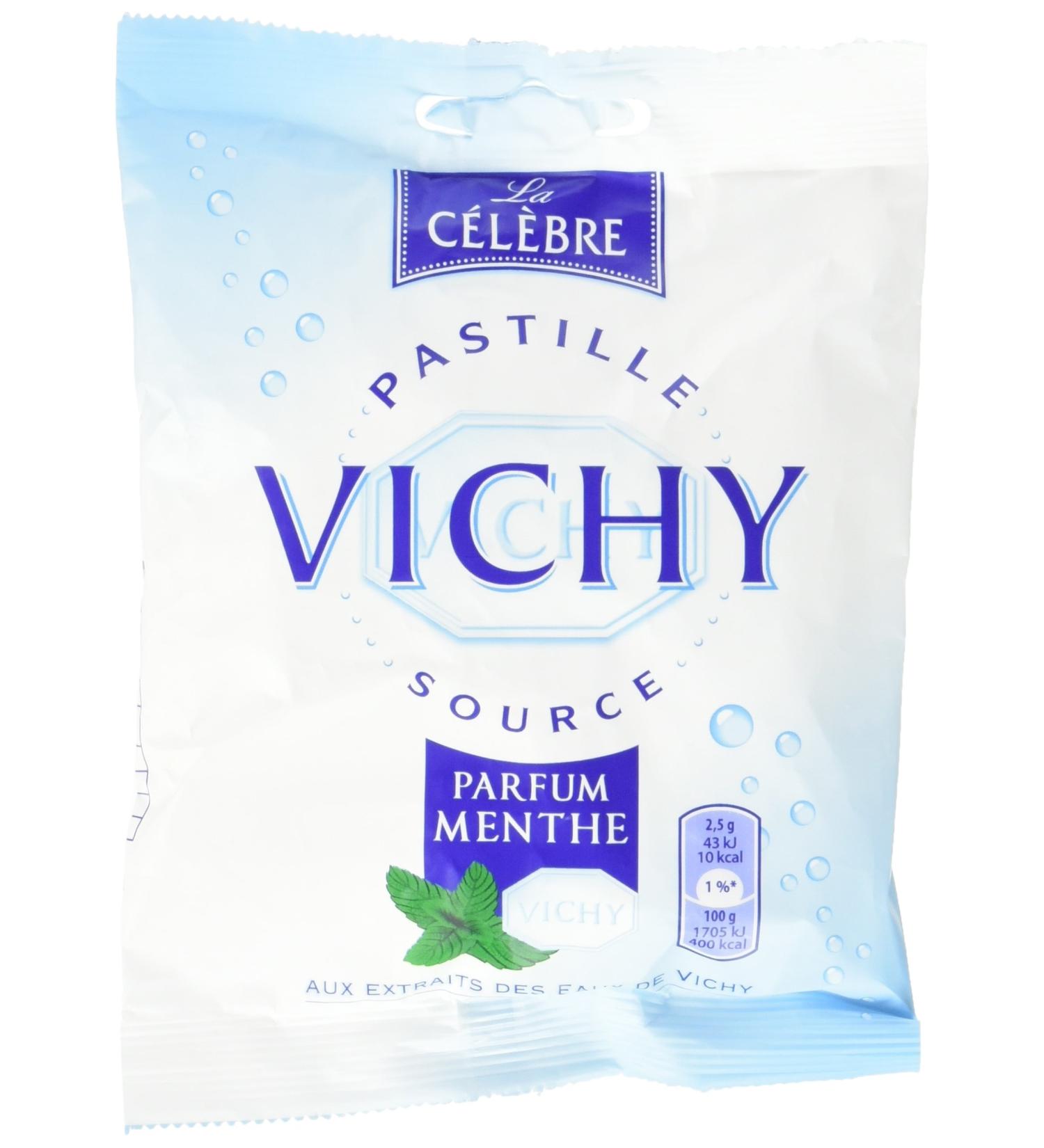 Vichy Mint Tablets 230 g Pack of 12 - Buy Online on GoSupps.com