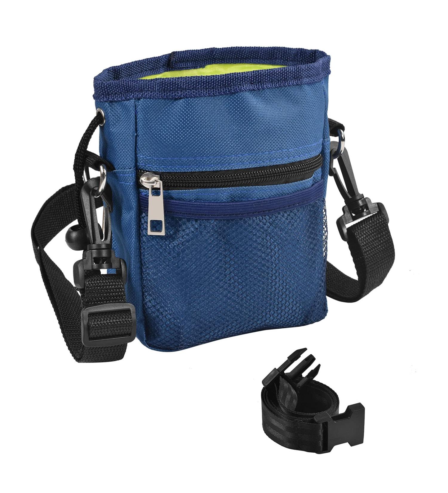 Aocclant Dog Training Treat Bag with Hip Belt - 3 Carrying Options for Toys Food & Essentials - Blue - Buy Online on GoSupps.com